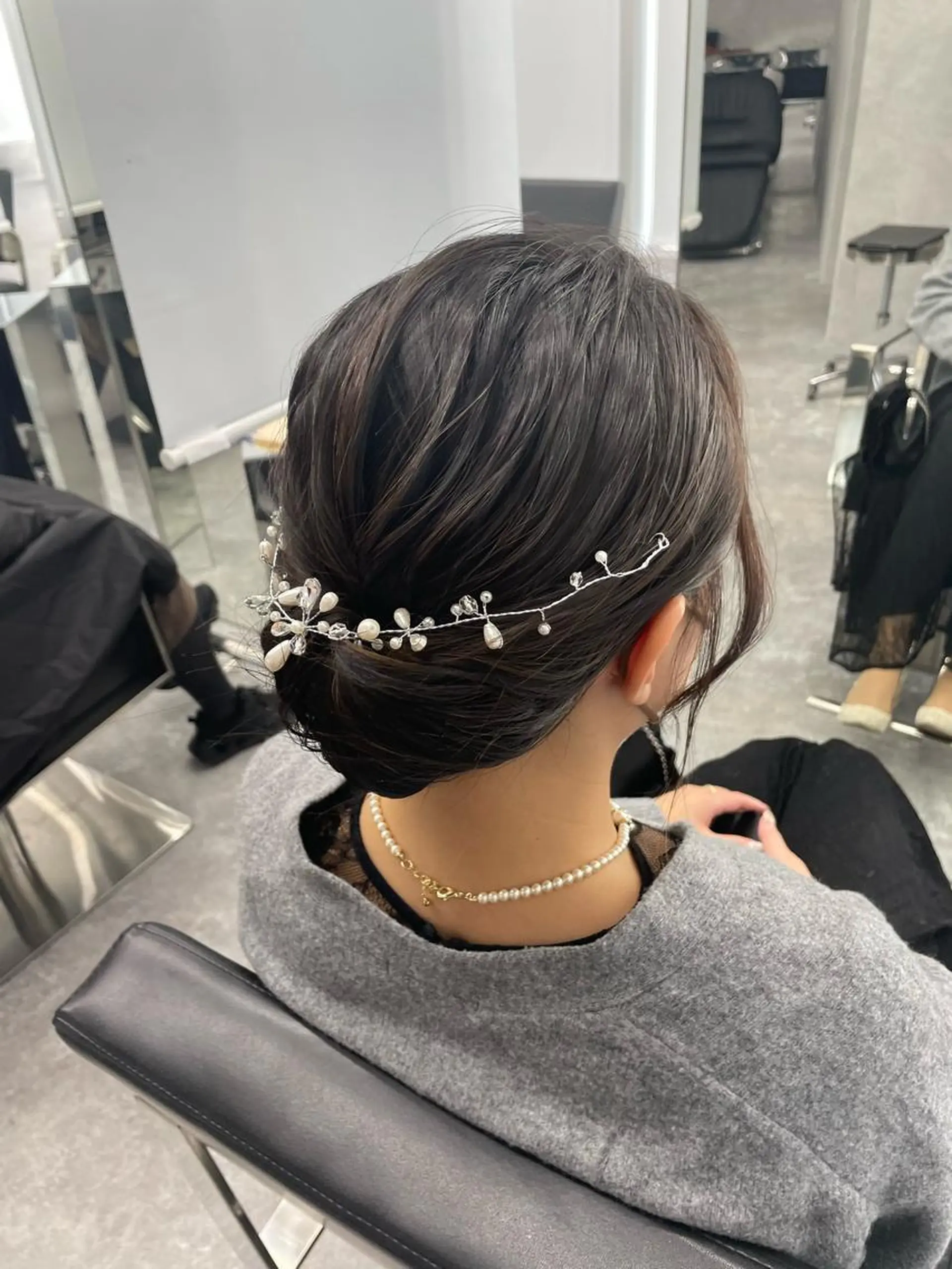 セミロング ヘアアレンジ 口コミ高評価✨ 安達ももかのマツエク・マツパデザイン