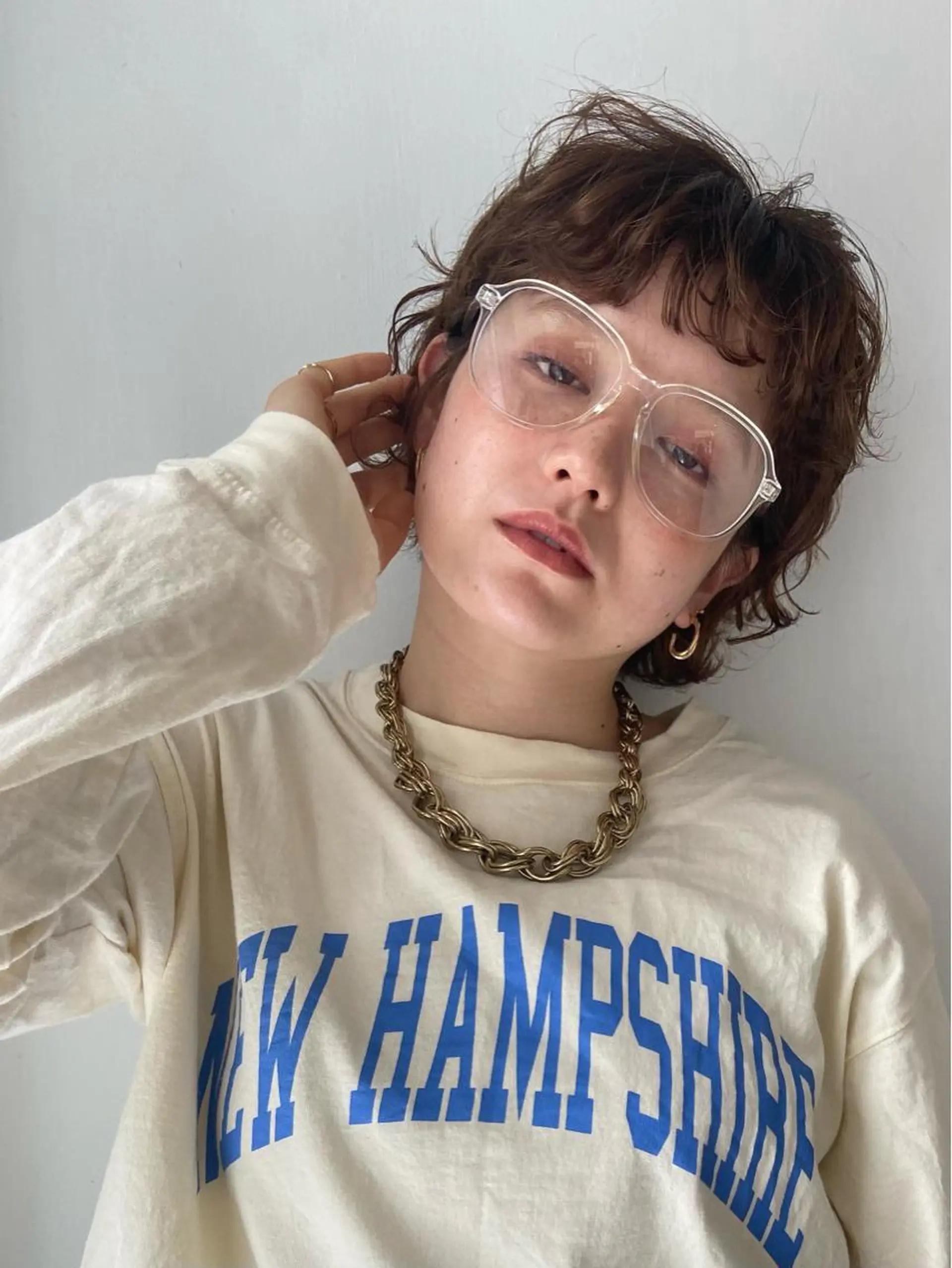 ショート カラー パーマ ヘアアレンジ メンズ キッズ ネイル マツエク・マツパ 横浜Bob美容師🤎 ERINAのヘアスタイル