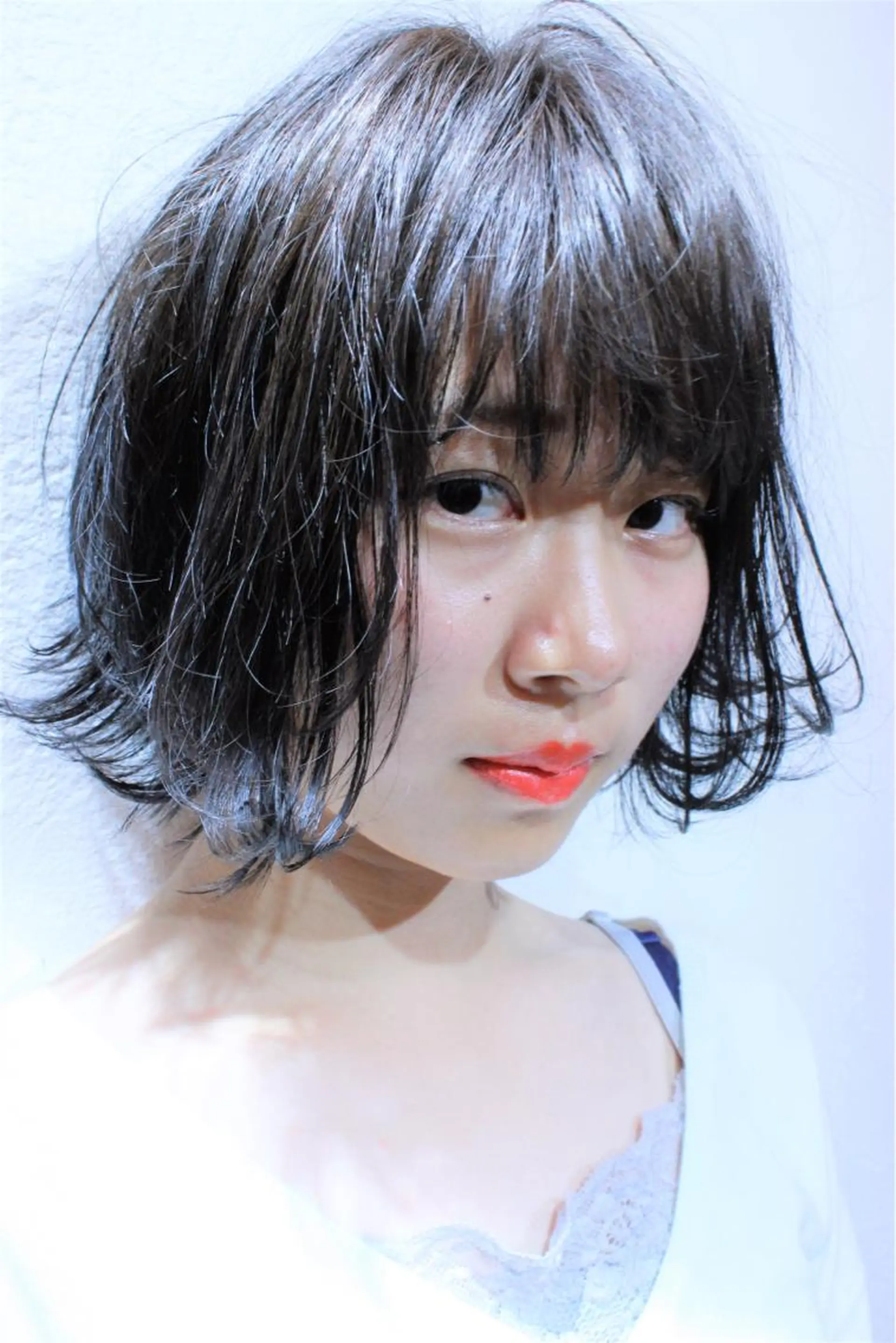 ショート 所渉/韓国レイヤー /ウルフカットのヘアスタイル