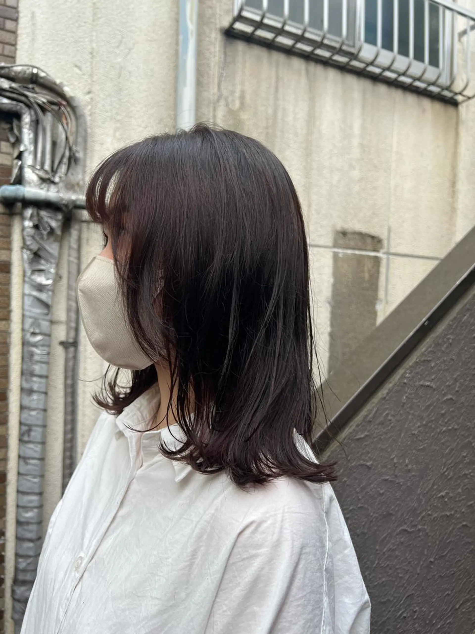 ミディアム レイヤーカット ace share salon所属・韓国風パーマ/ 菅沼 成郷のヘアスタイル