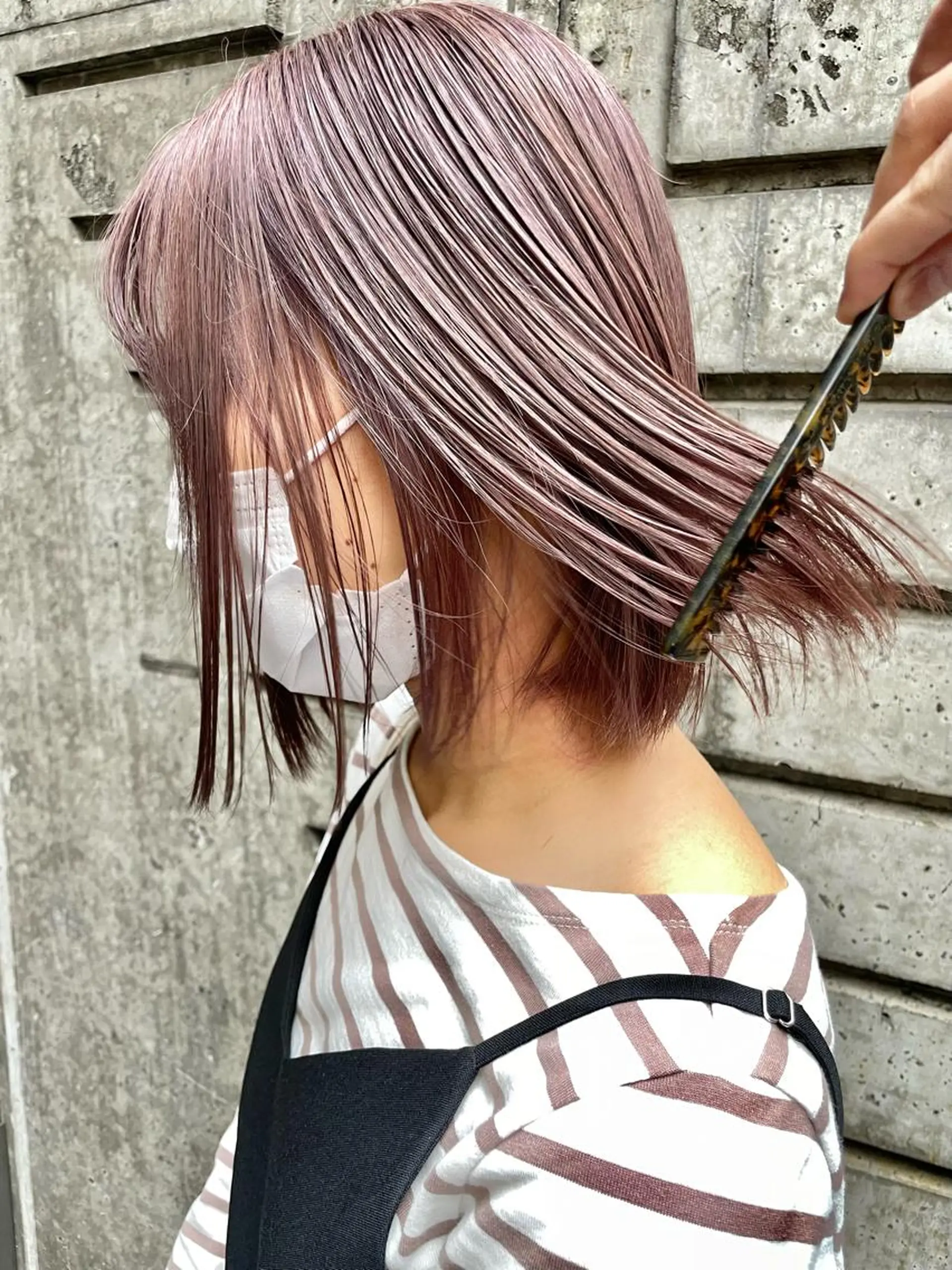 ショート カラー 👩🏻ボブ/ 髪質改善ダブルカラーのヘアスタイル