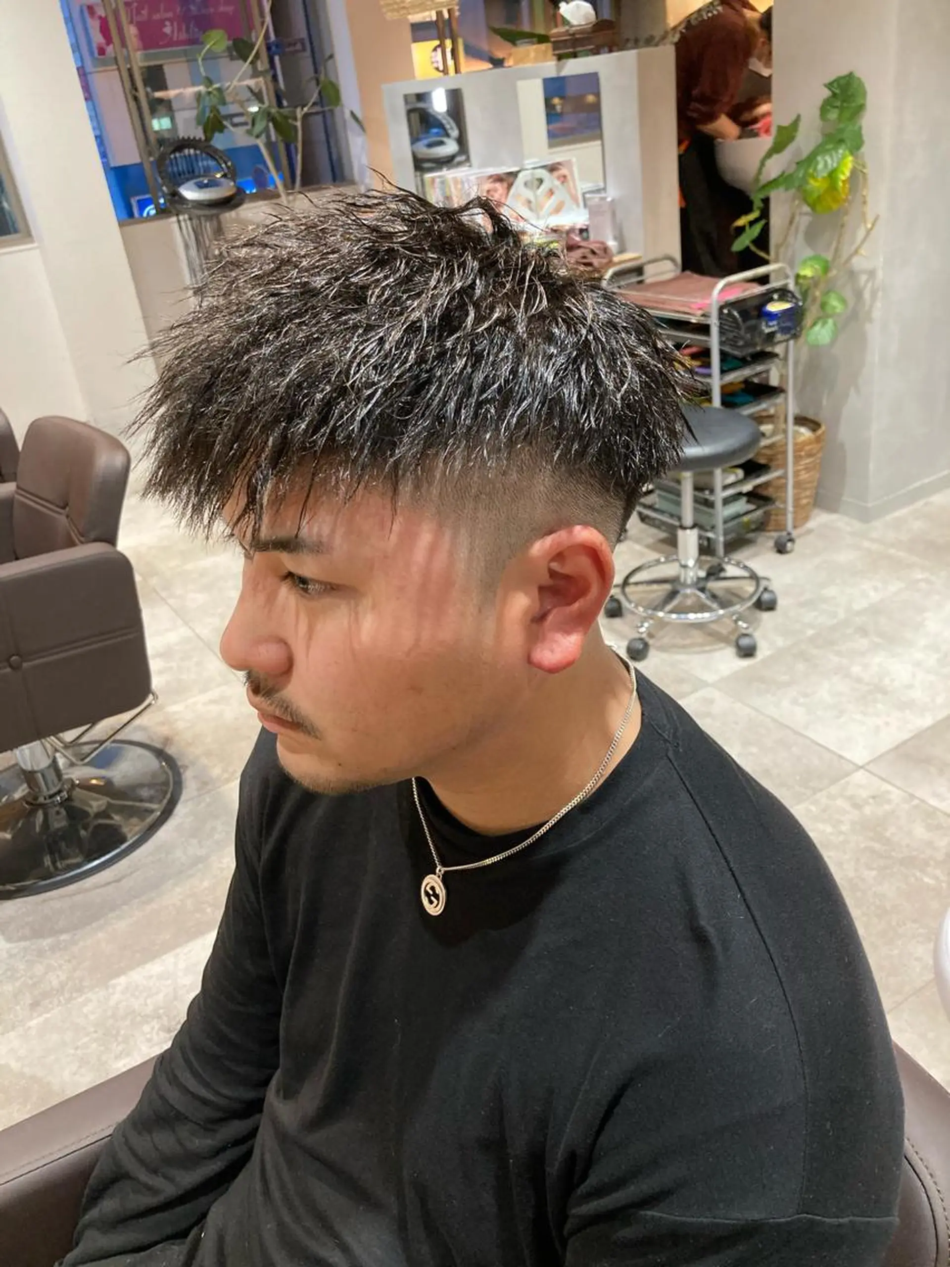 パーマ メンズ カット ヘアカラー パーマ メンズ特化 TAKUYAのヘアスタイル