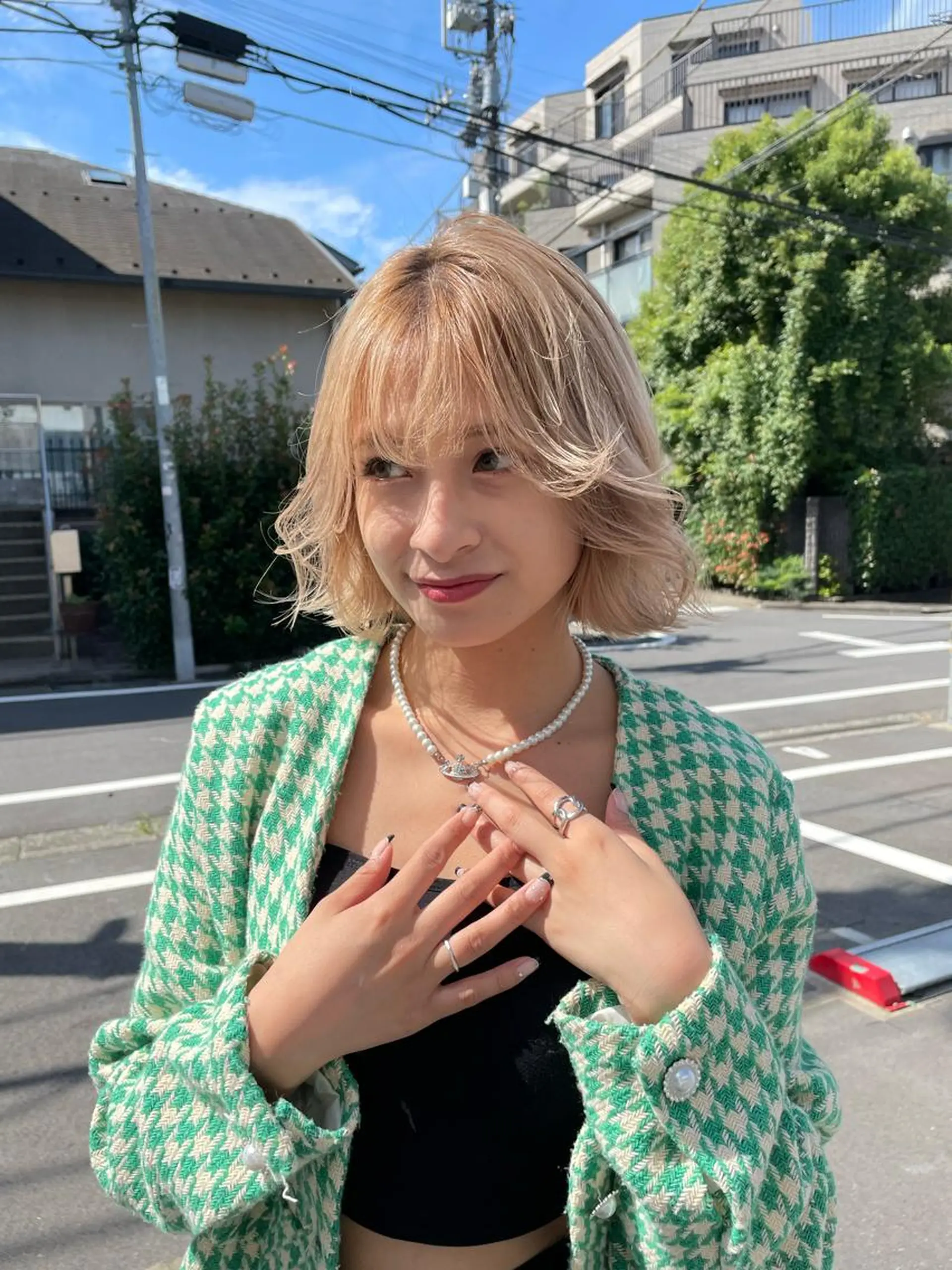 ミディアム アッシュ ピンクブラウン パープルカラー ボブ 学生 当日予約大歓迎💕/ Chisatoのその他イメージ