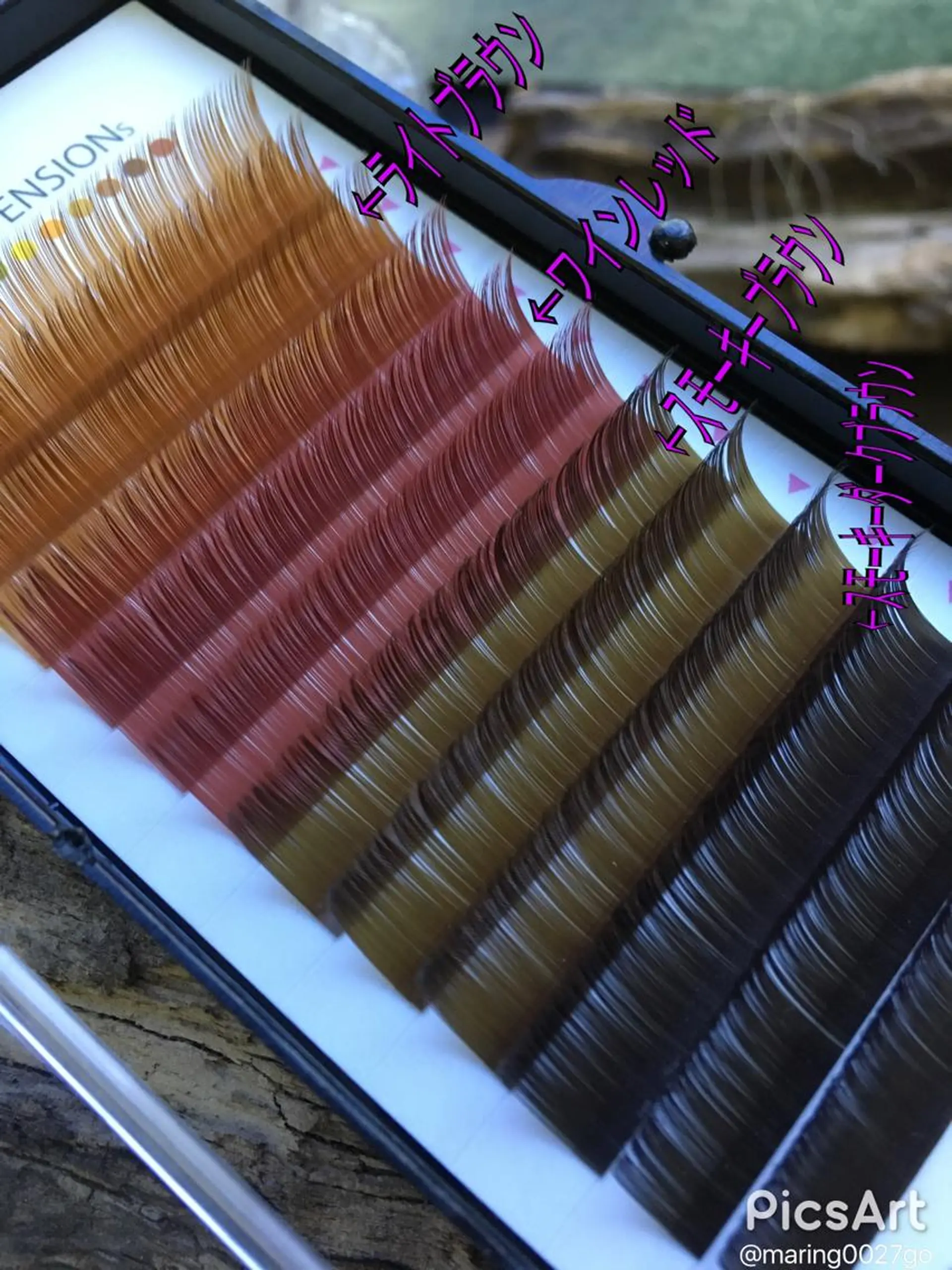 マツエク・マツパ khon-taa  uut所属・khontaauut mariのマツエク・マツパデザイン