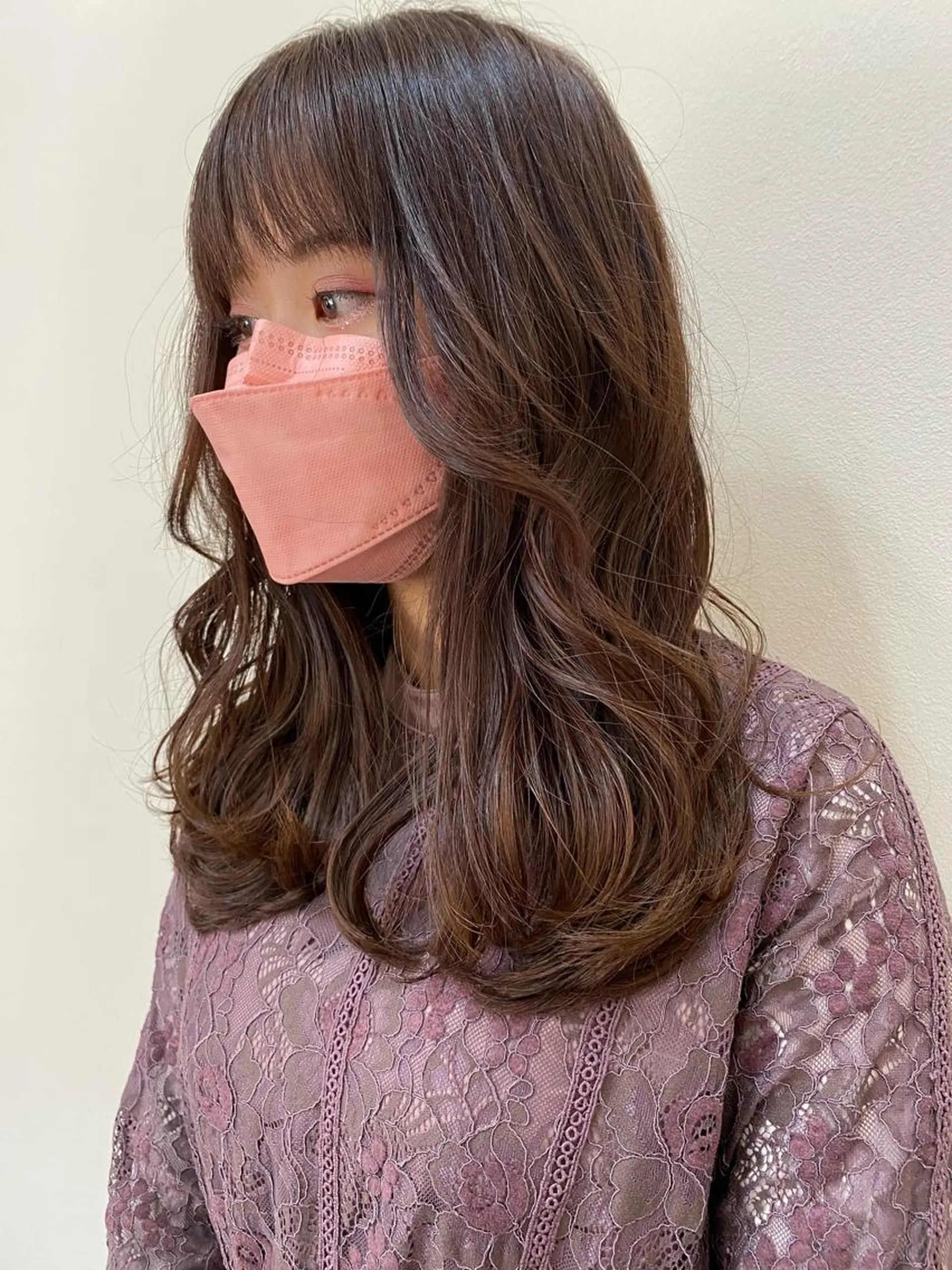 セミロング カット ハイトーン/ボブ/ レイヤー💫カイセイのヘアスタイル