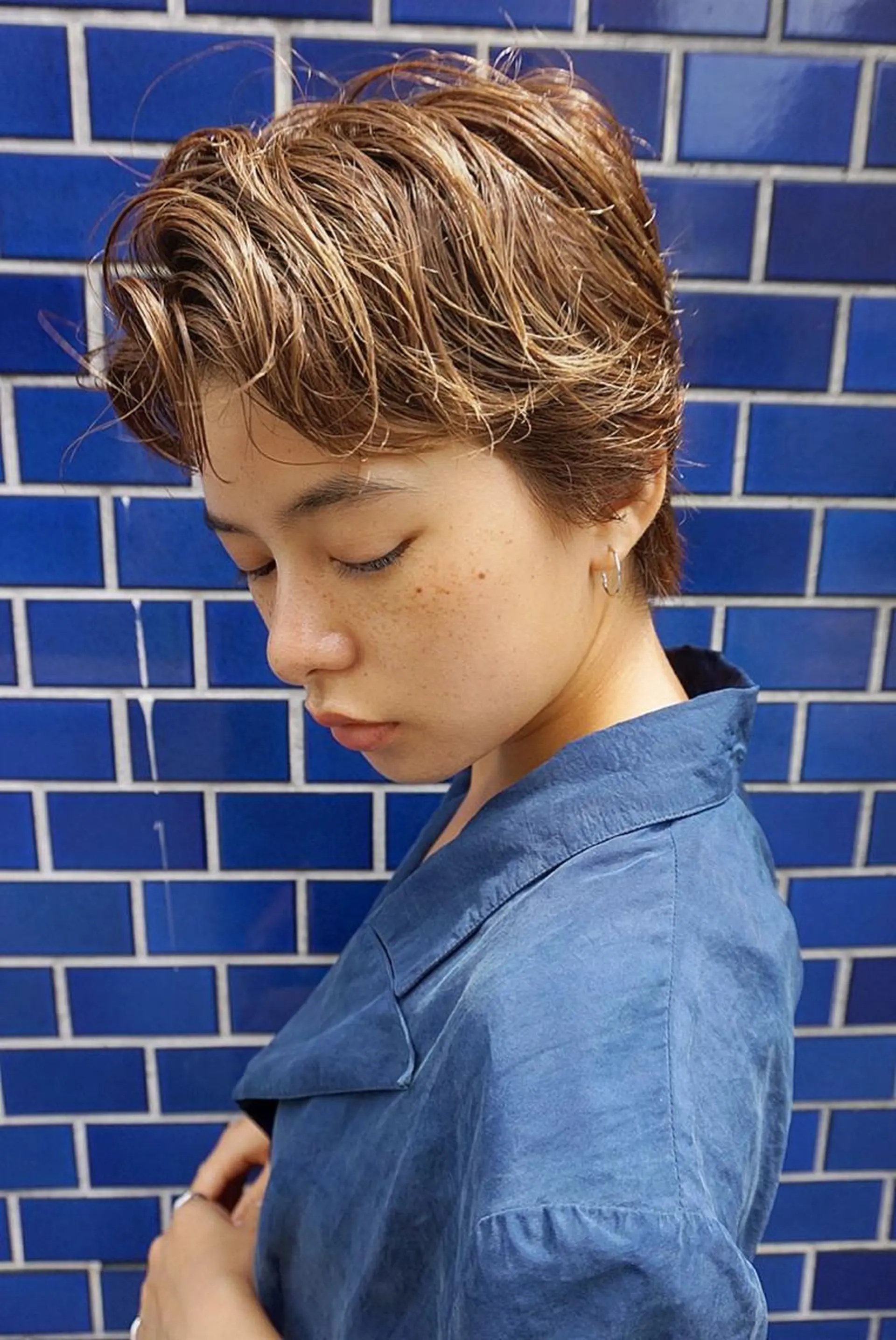 ショート カラー ハンサムショート ショートヘア ヘアカラー トリートメント コジマ ダイスケのヘアスタイル