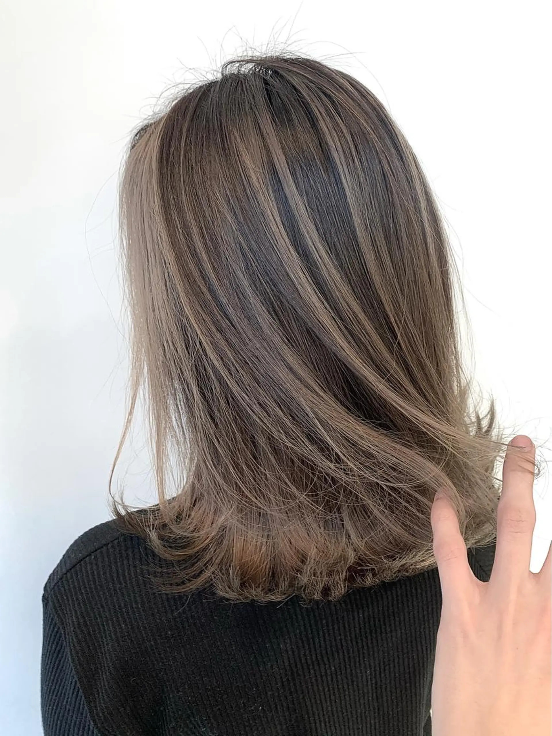 ミディアム カラー パーマ ヘアアレンジ 【公式】amble luxe池袋東口🩷のヘアスタイル