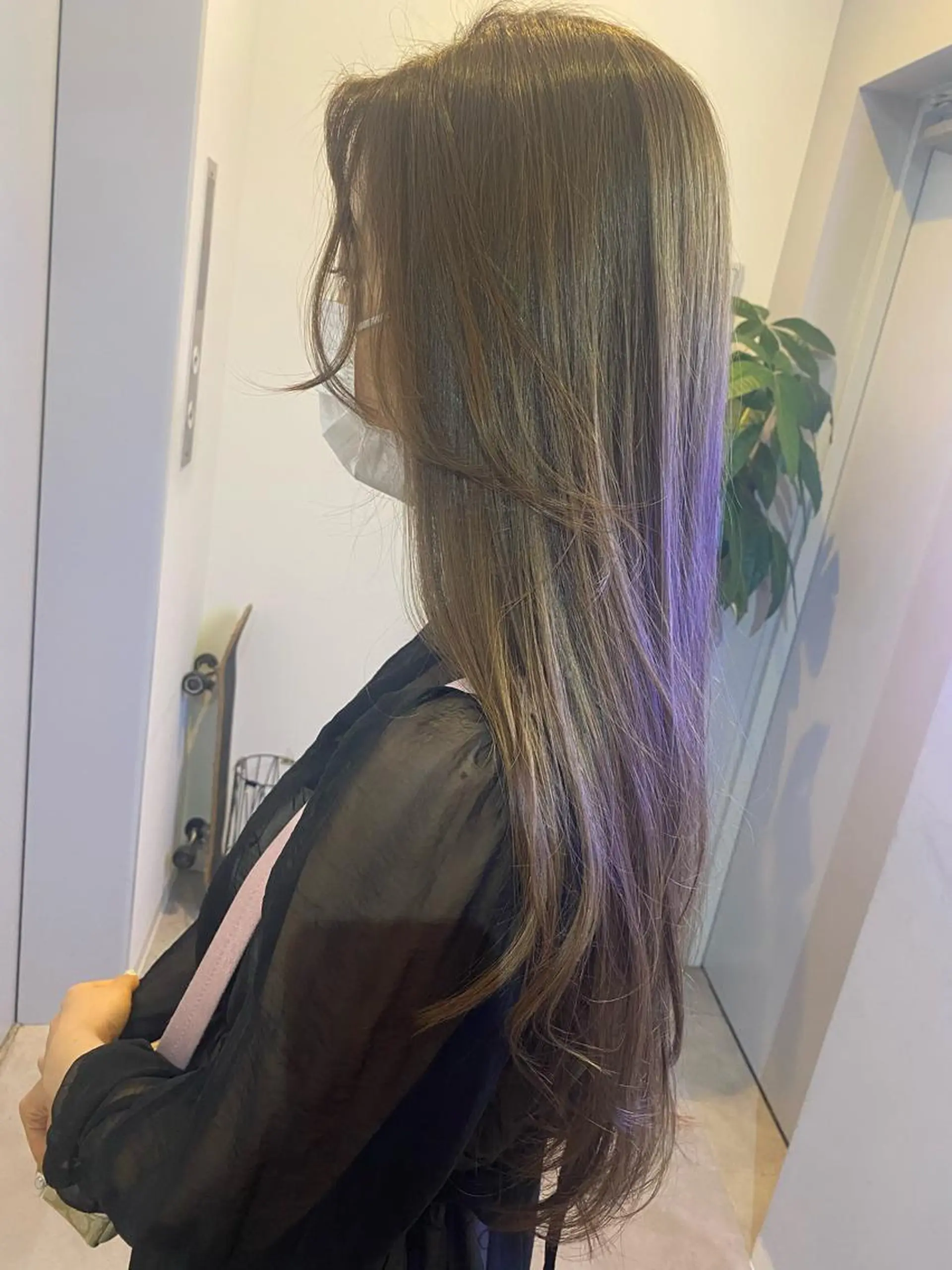 ロング カラー ベージュカラー カット ヘアカラー トリートメント scene.池袋所属・scene. haraのヘアスタイル