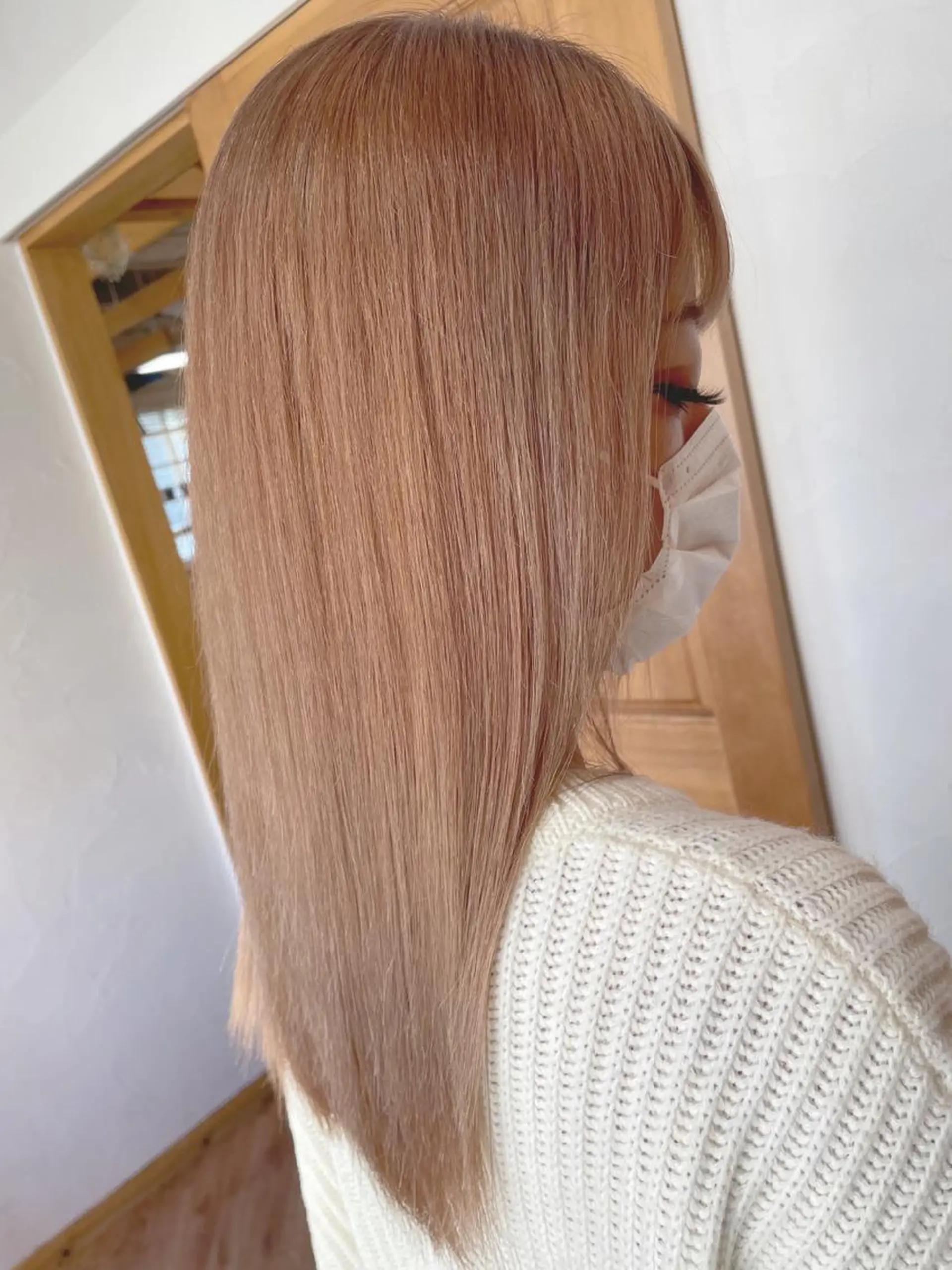 セミロング カラー hair salon Ranun髪質改善のヘアスタイル