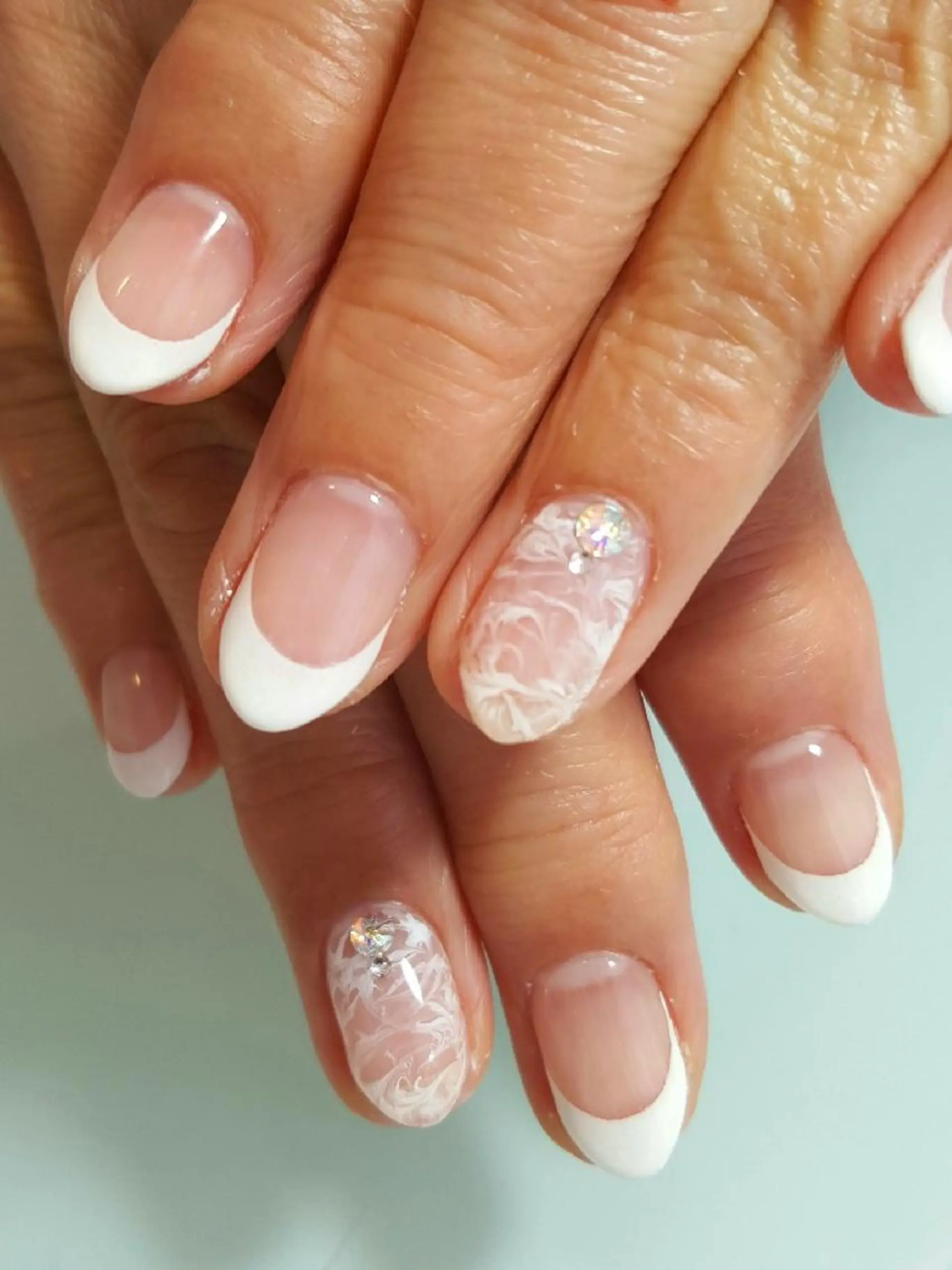 ネイル フレンチネイル 人気エリア💖完全個室【ルリエ】所属・ネイルサロン Lelienルリエのネイルデザイン