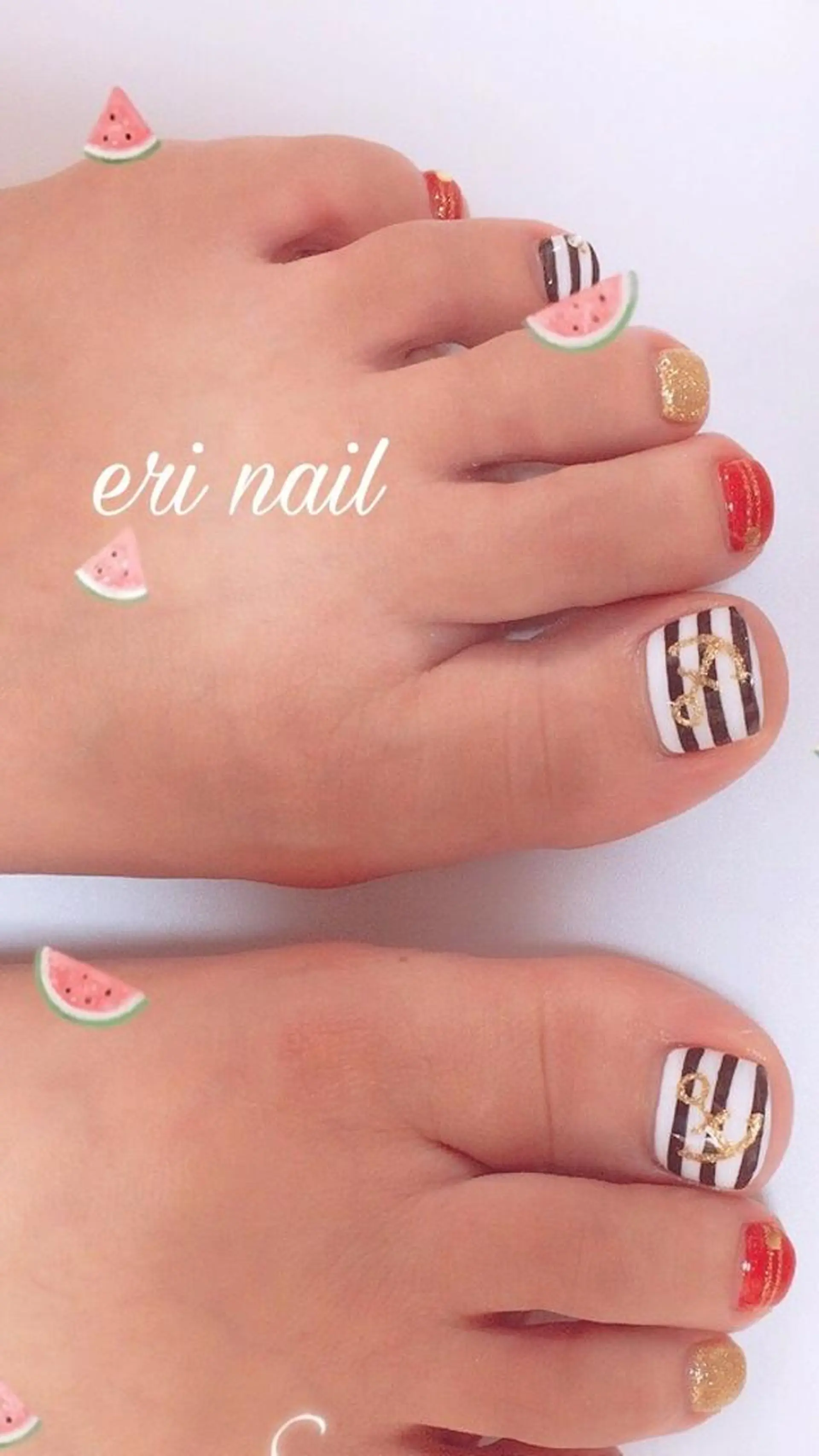 ネイル ボーダー ＊arbre nail＊.アーブルネイル所属・✯.。 arbre  nail 。✯.のネイルデザイン