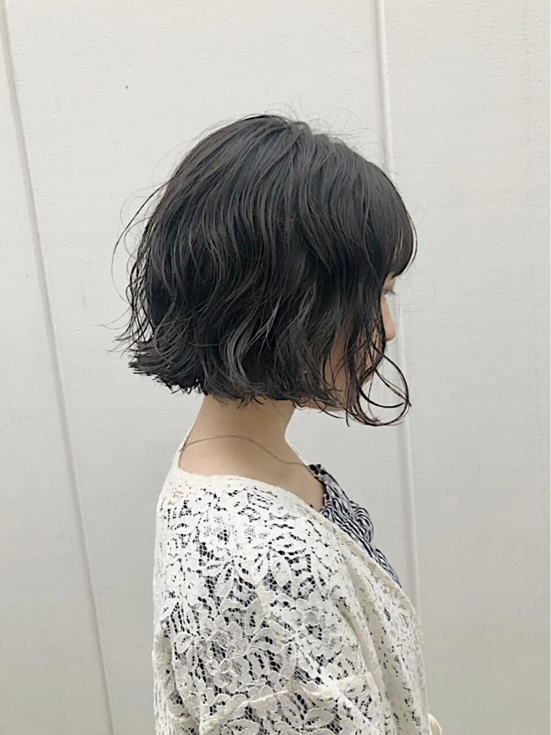 ショート パーマ ノグチ ユウキ/ボブのヘアスタイル