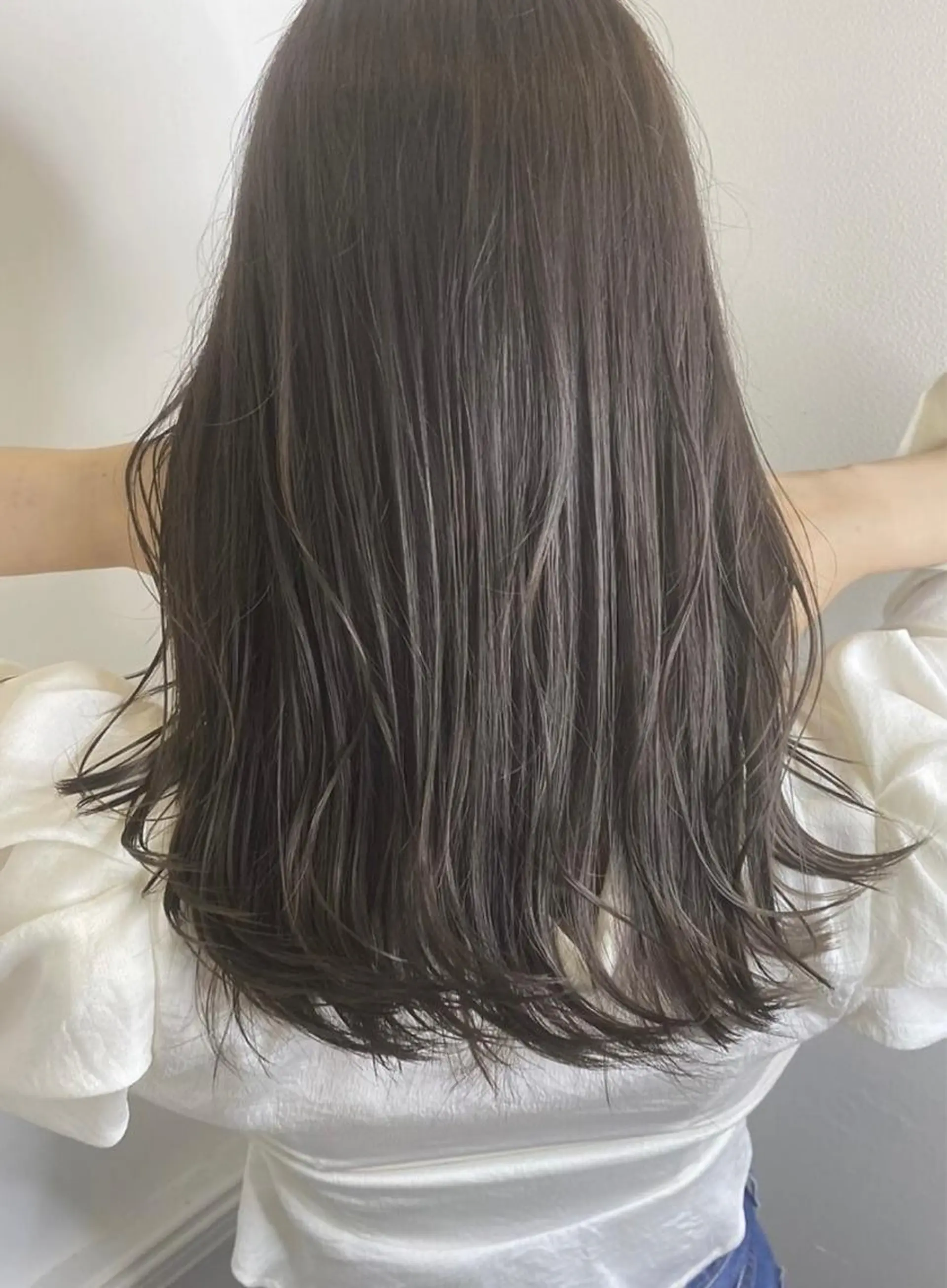 ロング カラー リルウヘアー 天王寺のヘアスタイル