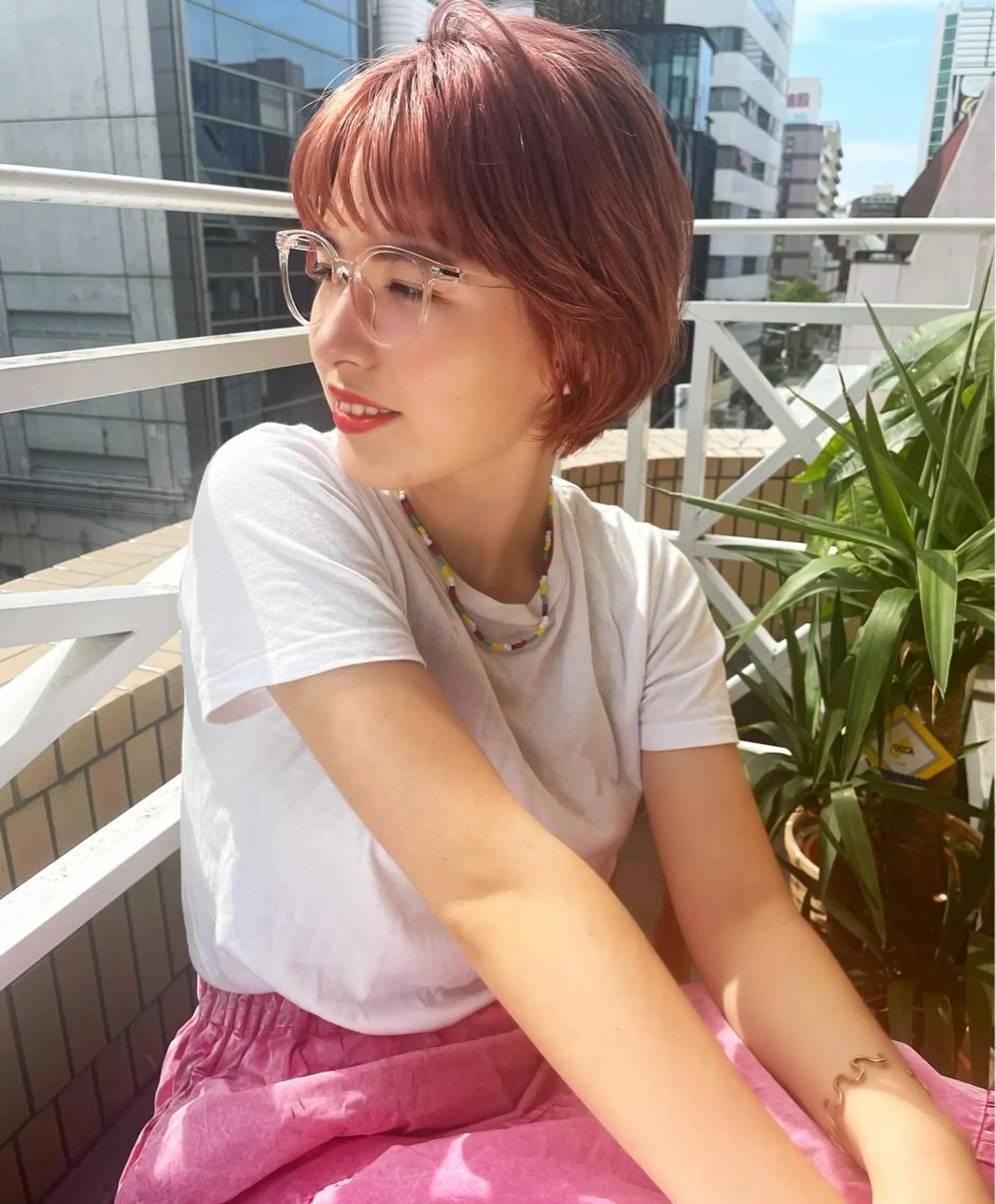 ショート カラー ショート/ボブ専門 宮脇美奈/南船場のヘアスタイル