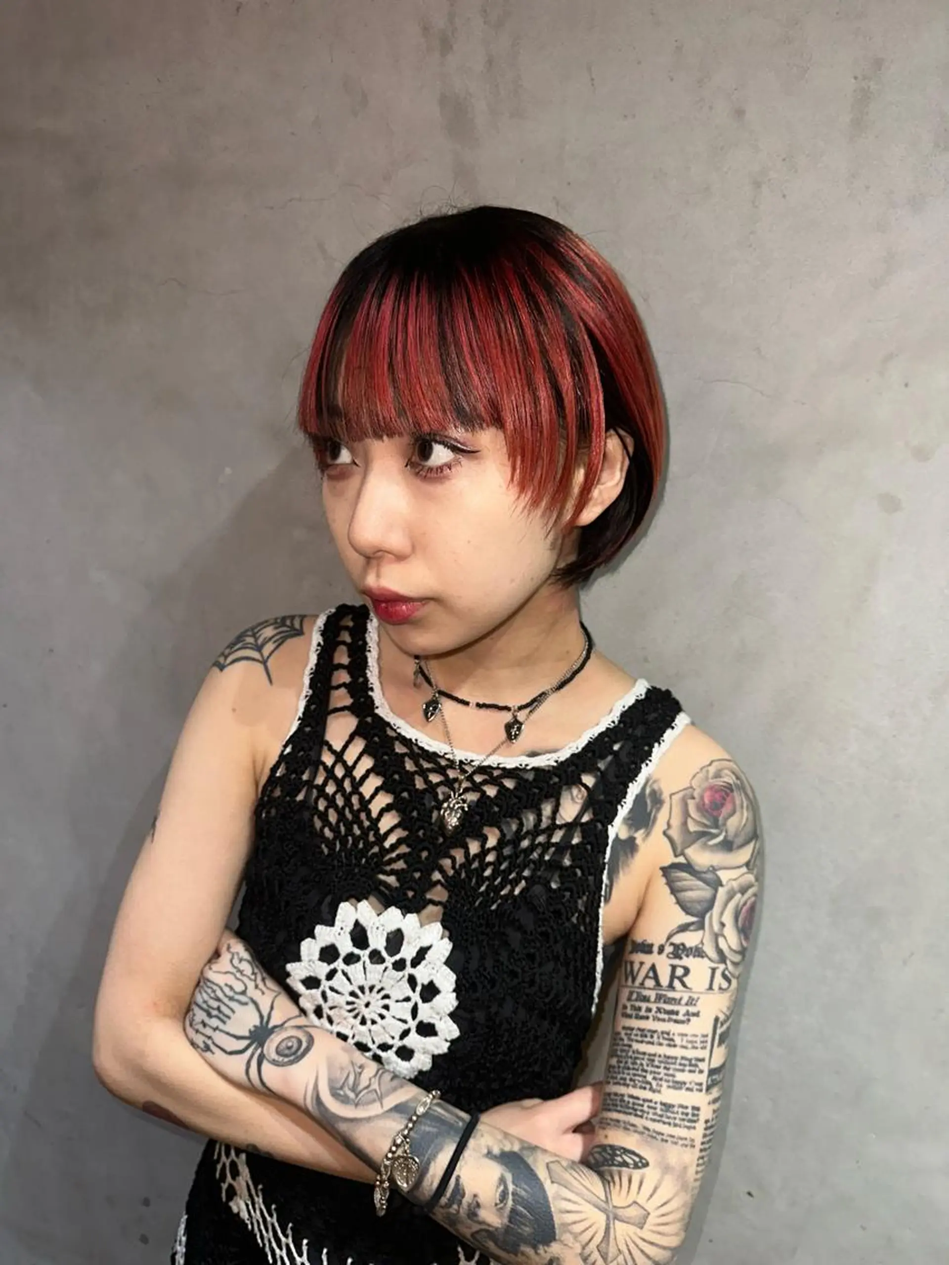 ショート カラー 國井 廉のヘアスタイル