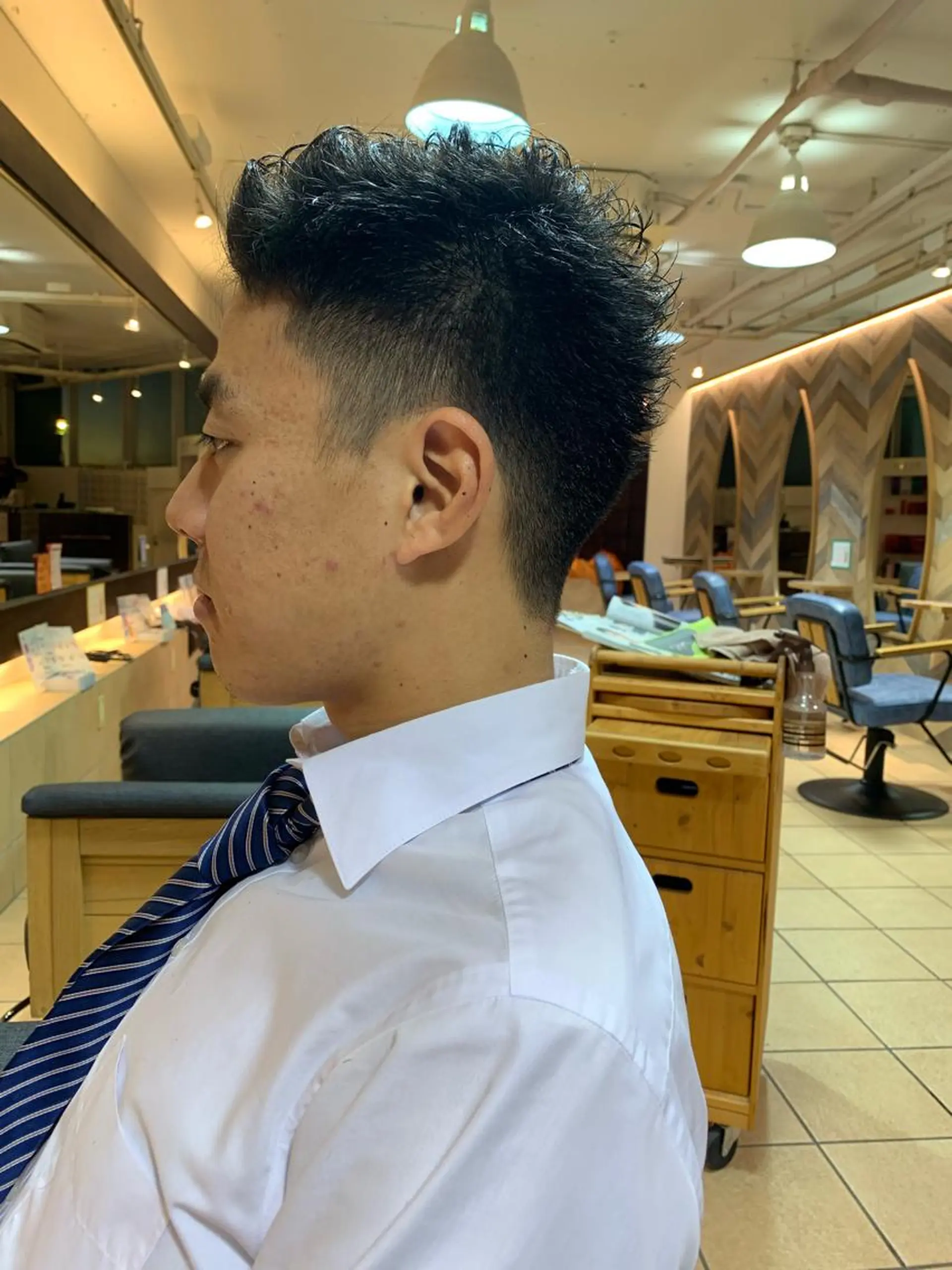 メンズ ハイトーンカラー🩵 耳ツボジュエリー/Aのその他イメージ