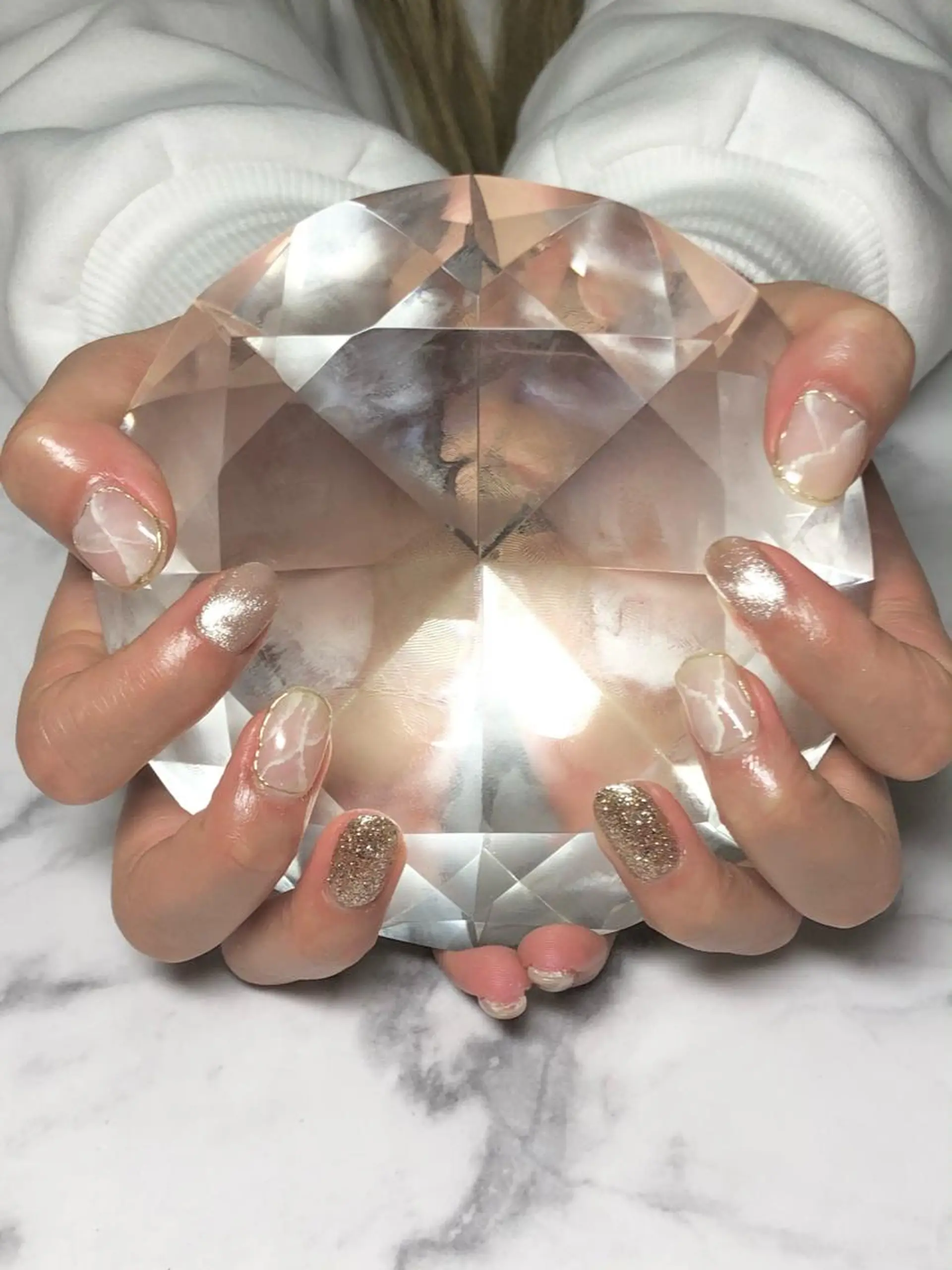 ショート ネイル ハンドネイル 🦋Kiyomi. 🦋のネイルデザイン