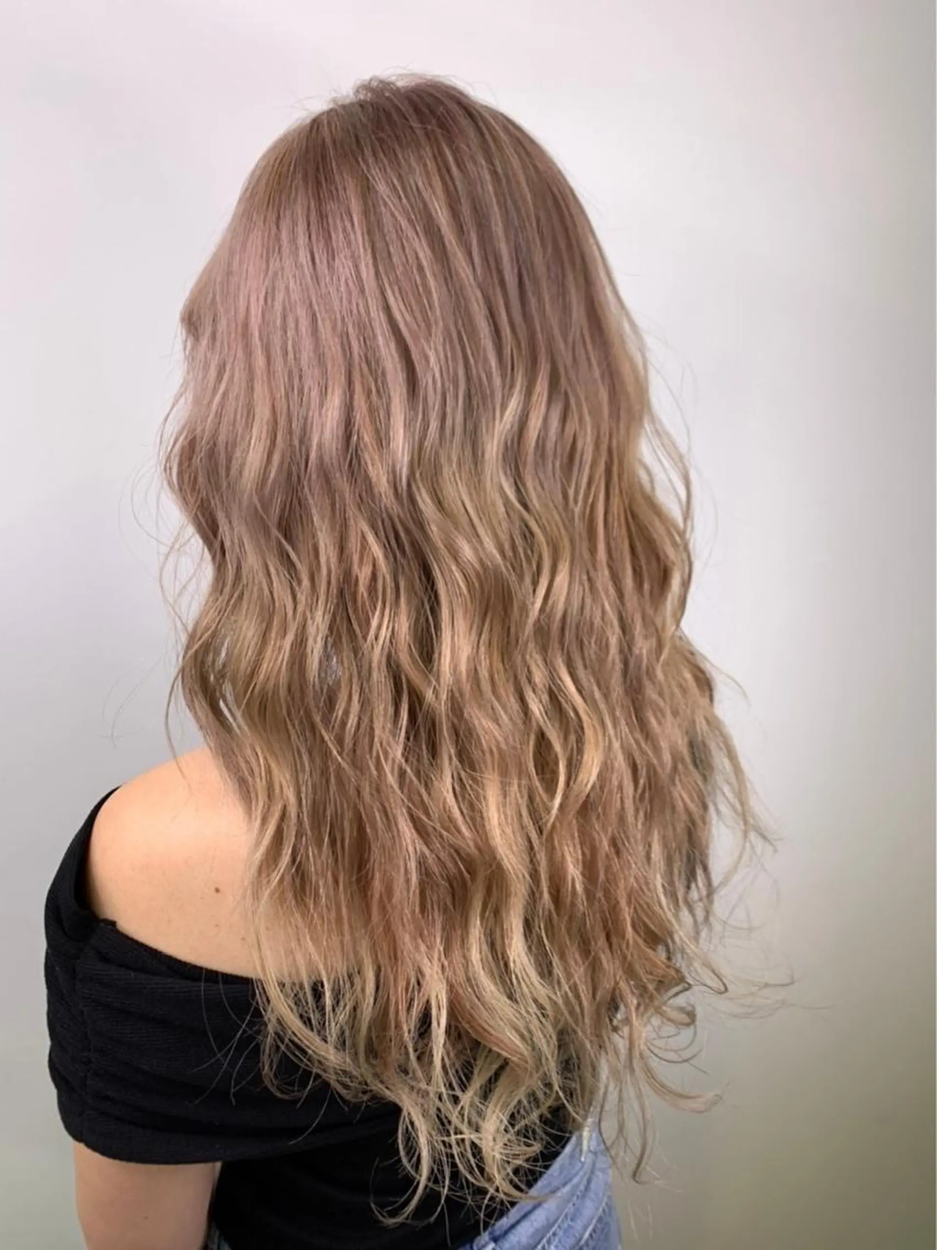 ロング フェードパーマ 新倉幸之助のヘアスタイル