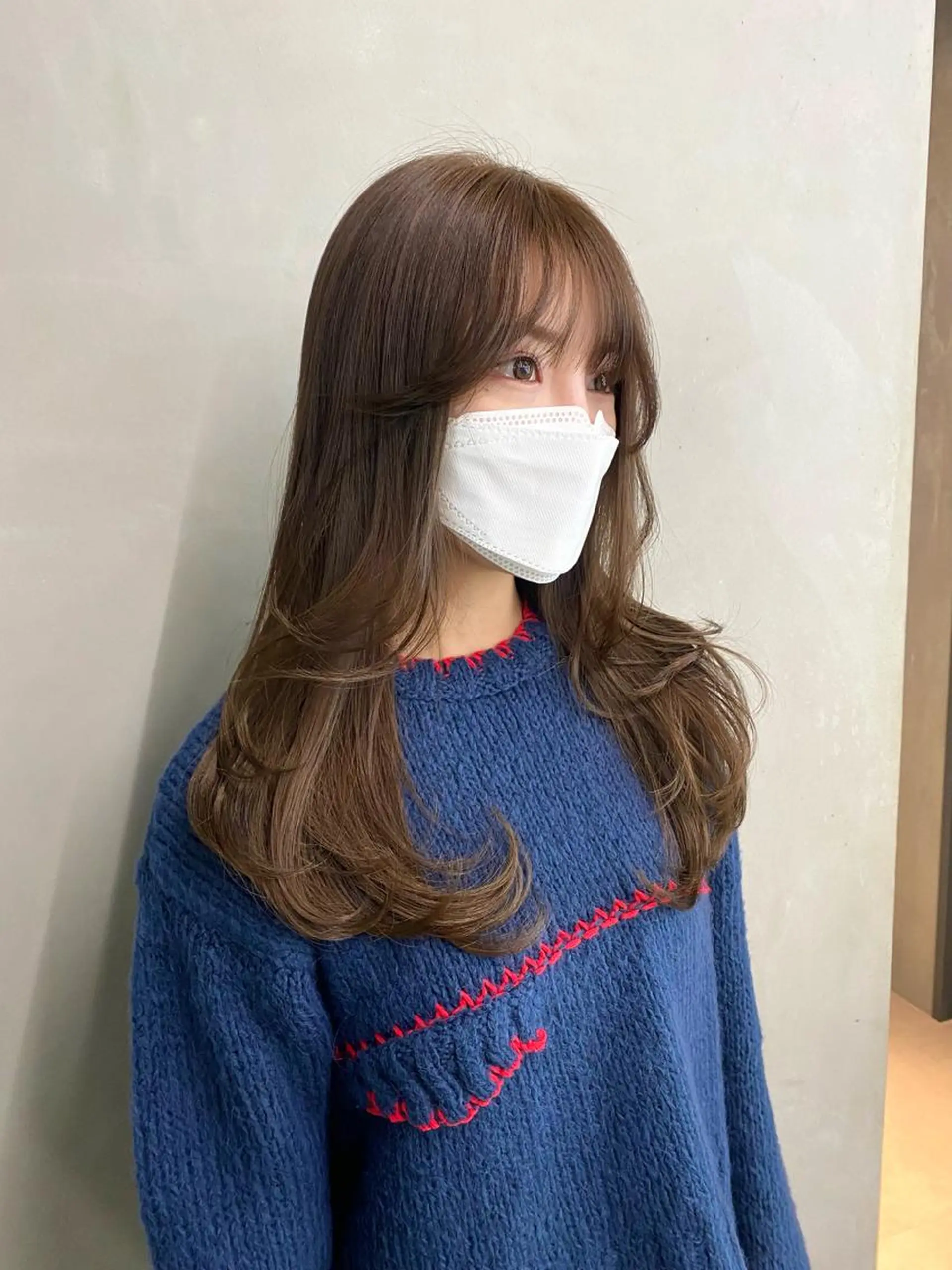 ロング カラー カット ヘアカラー トリートメント レイヤー/柔色 カラー/SAkiのヘアスタイル