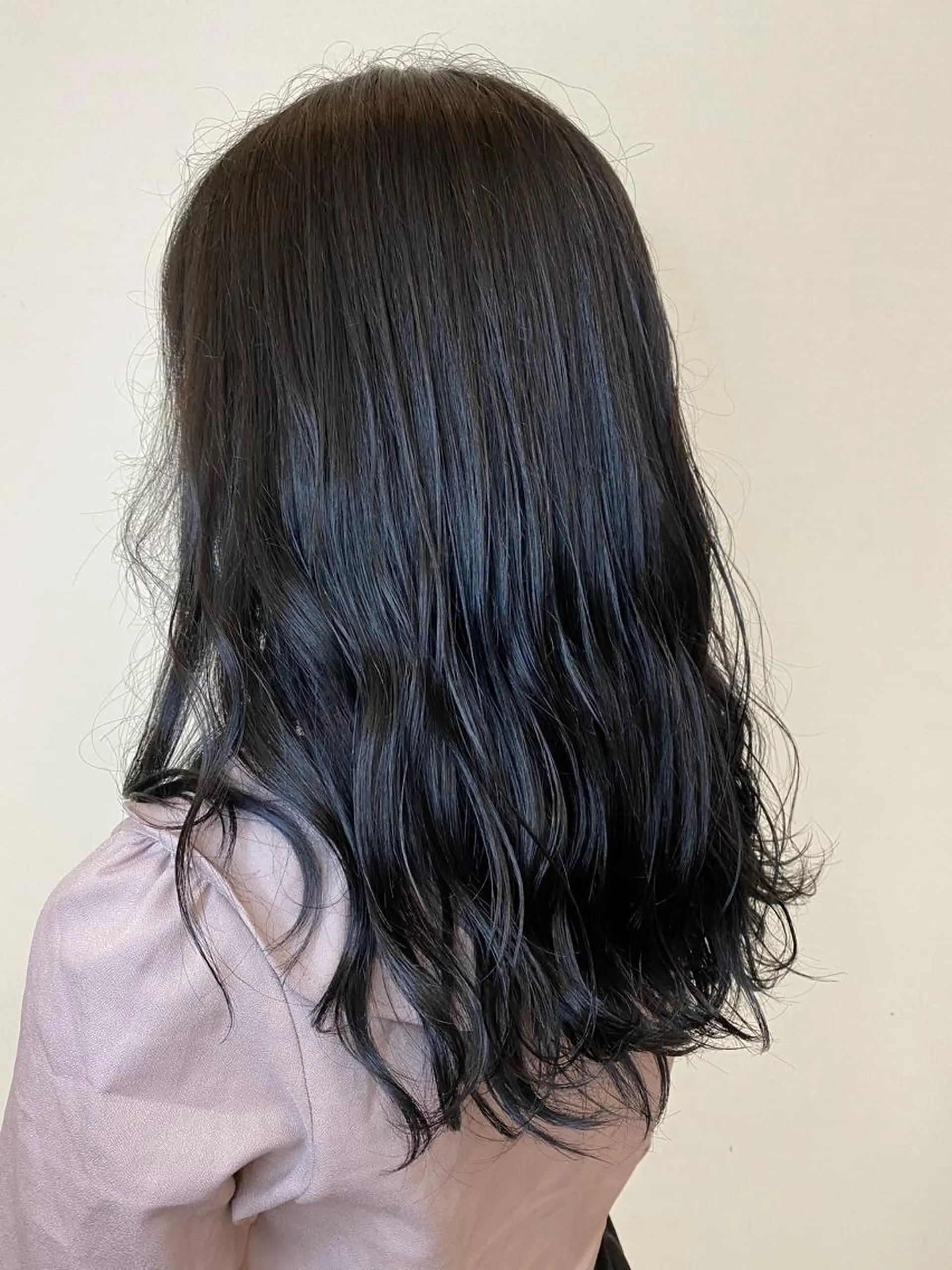 セミロング ヘアカラー ゆぴ☾‪/推しカラー /ハイトーンのヘアスタイル