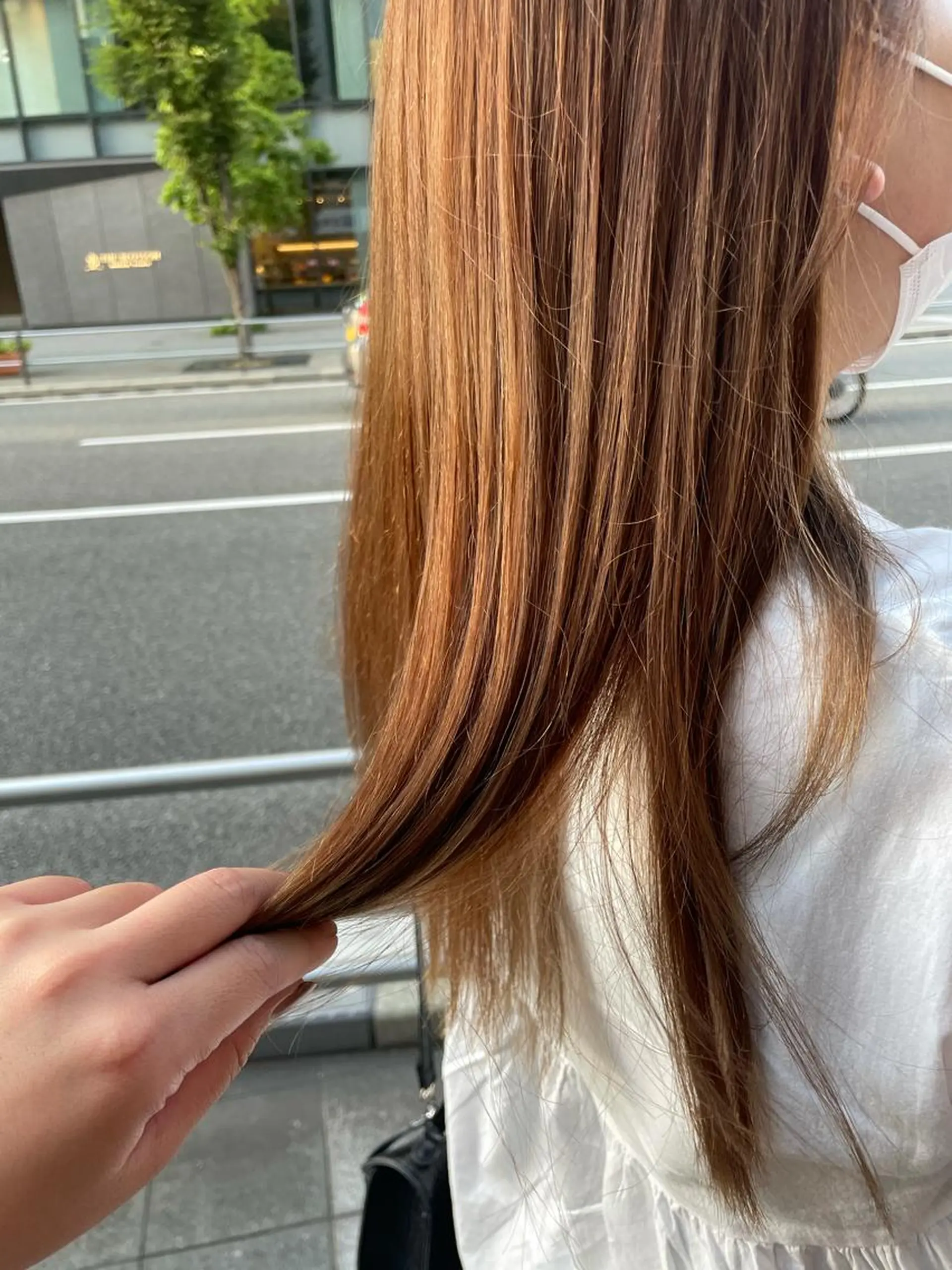 ロング れな/Zina博多 トレンド/顔周りのヘアスタイル