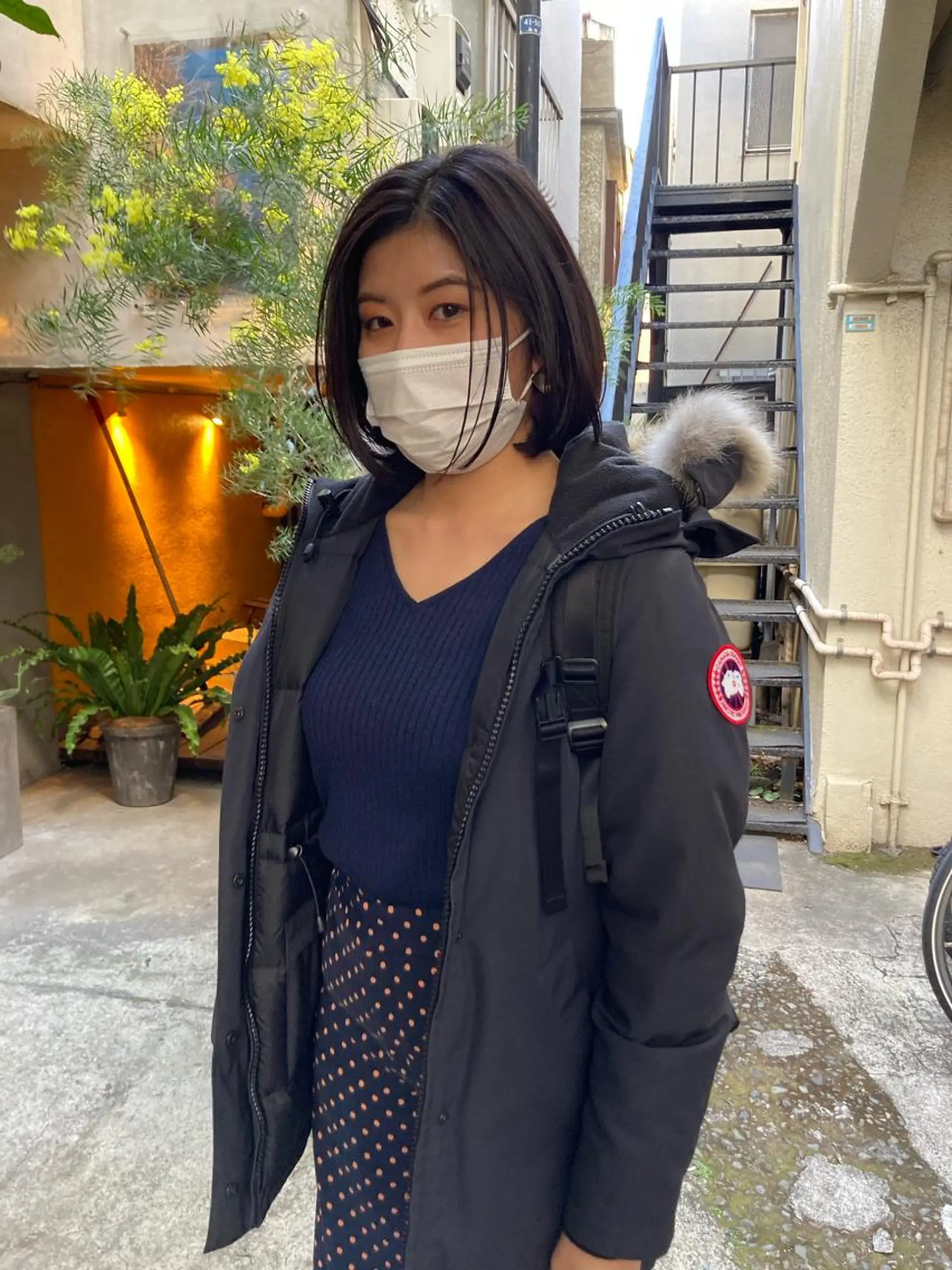 ショート ボブ 金田 夏野のヘアスタイル