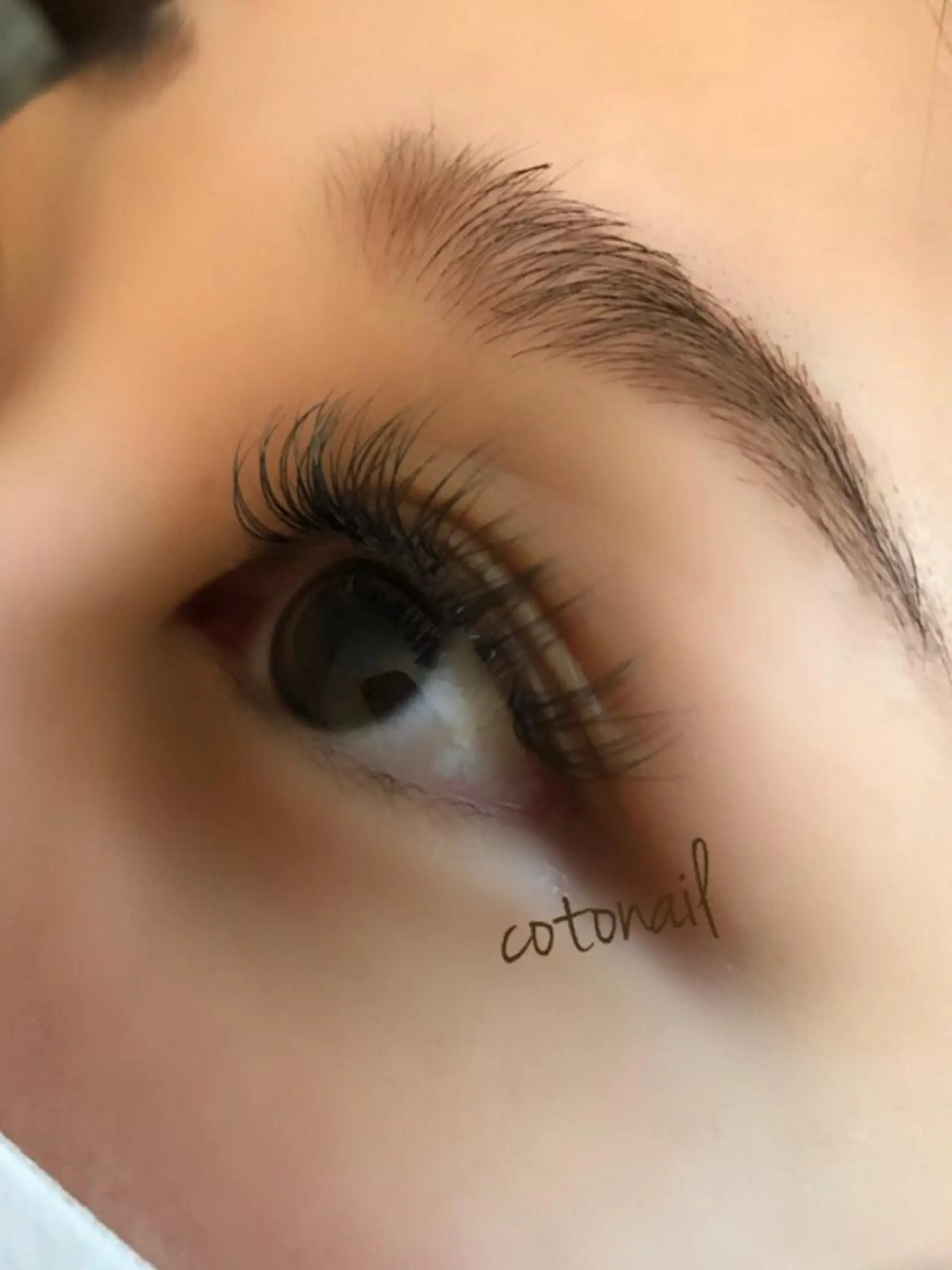 マツエク・マツパ 付け放題 ツメトマツゲ .のネイルデザイン