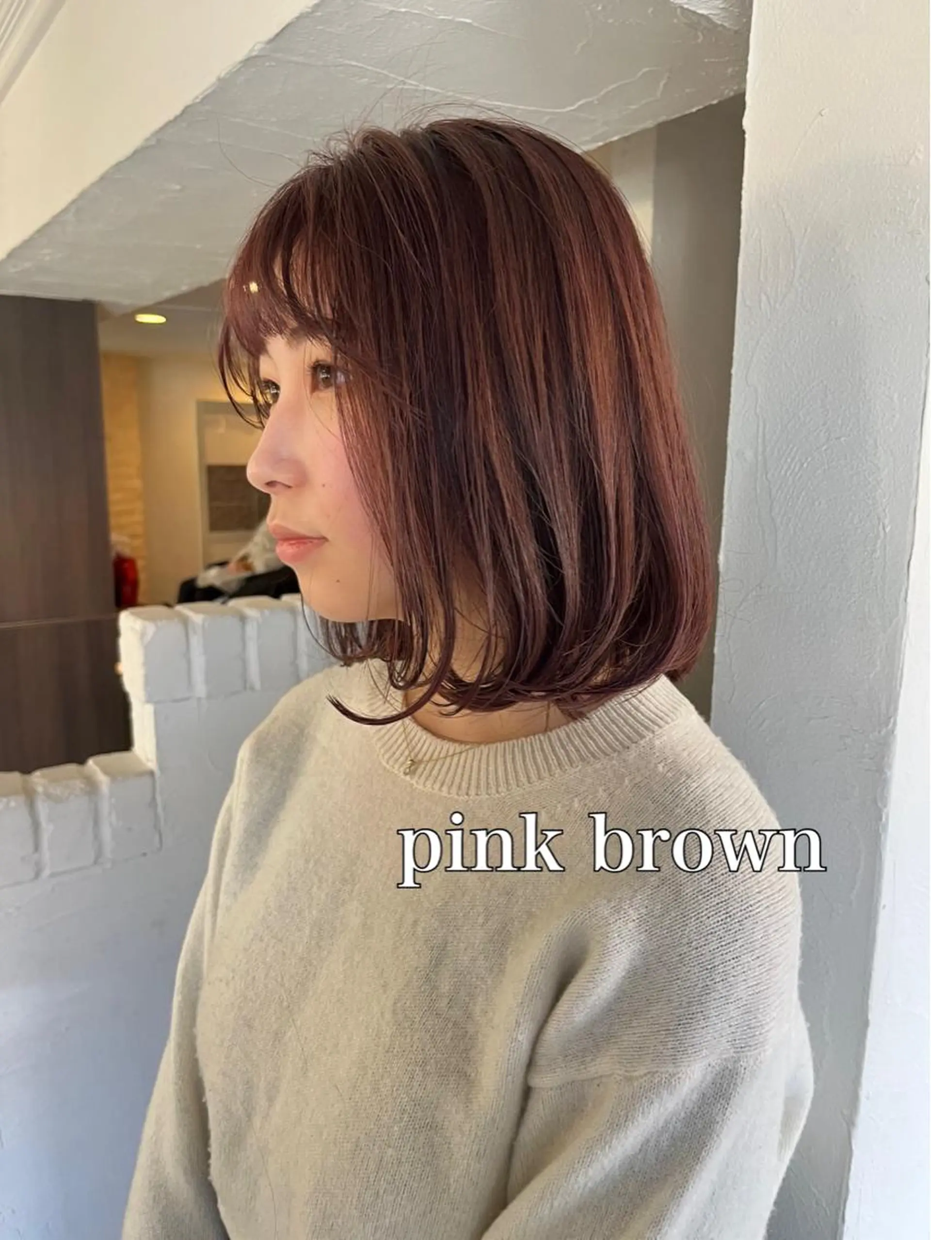 ミディアム カラー ヘアアレンジ ブラウンカラー 透明感カラー ラベンダーカラー ラベンダーピンク オレンジ SALOWIN恵比寿所属・ヘッドスパで脳を 整える✨chacoのヘアスタイル