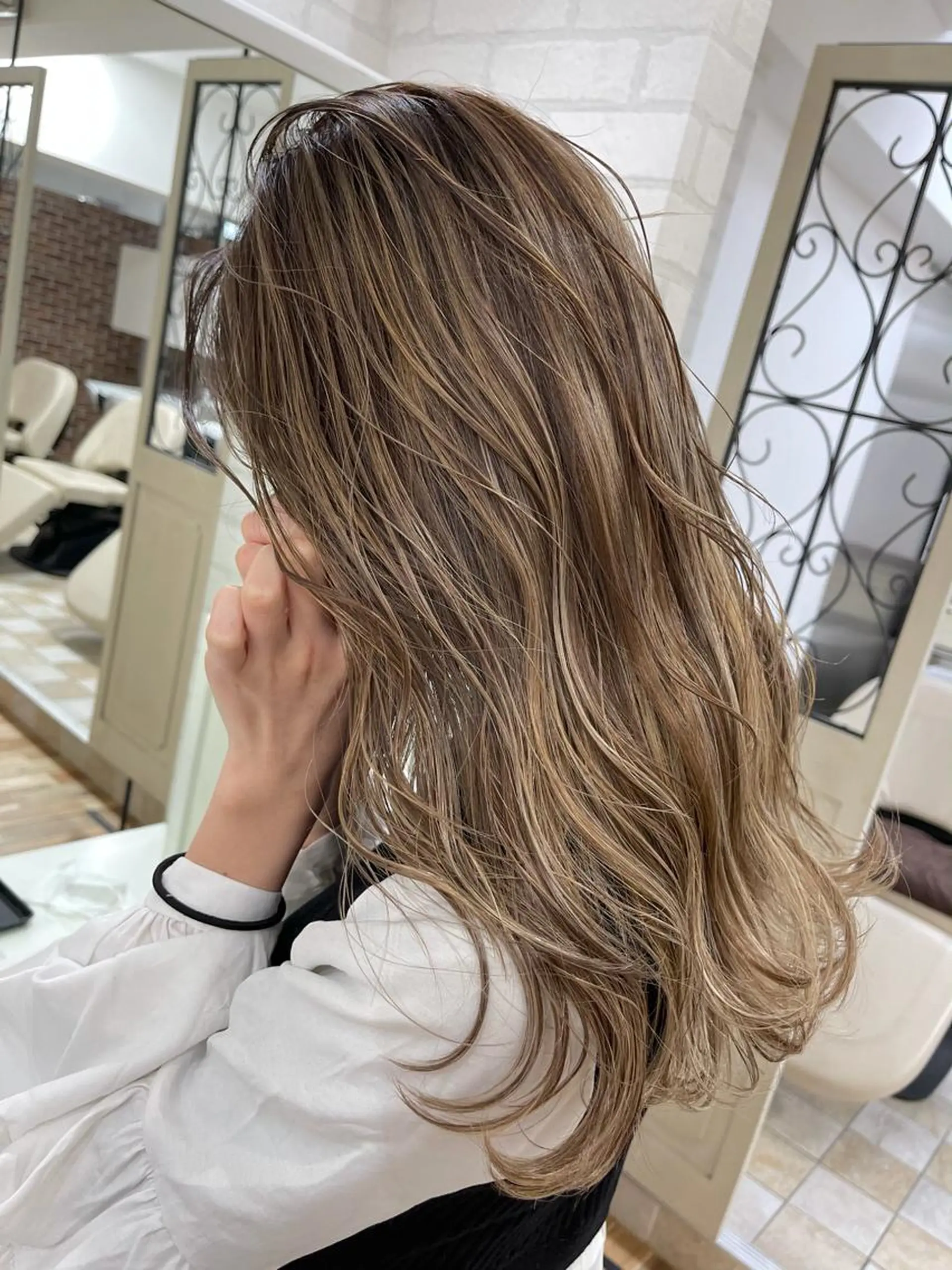 ロング カラー ヘアカラー トリートメント Reb_keiji 👑小倉圭司のヘアスタイル