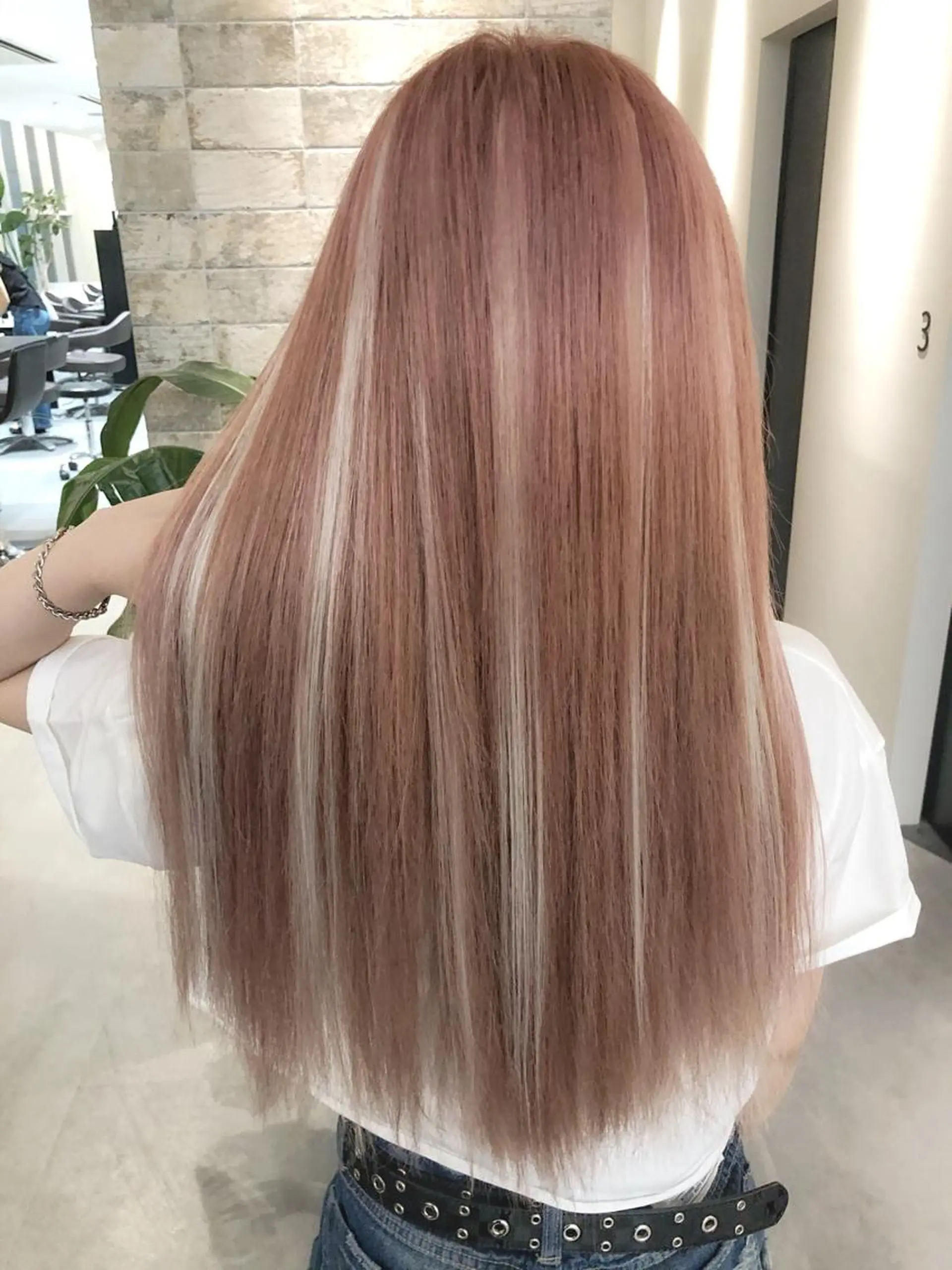 ロング シールエクステ エクステ Hair mission【ヘアーミッション】心斎橋所属・エクステ／レイヤー 落合/心斎橋のヘアスタイル