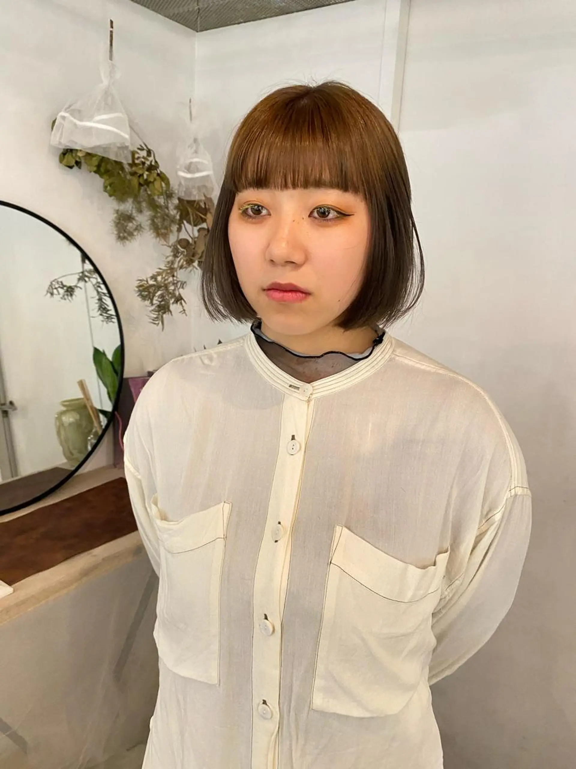 ミディアム カラー 🌻名古屋🌻 🫧ハイトーン🫧のヘアスタイル