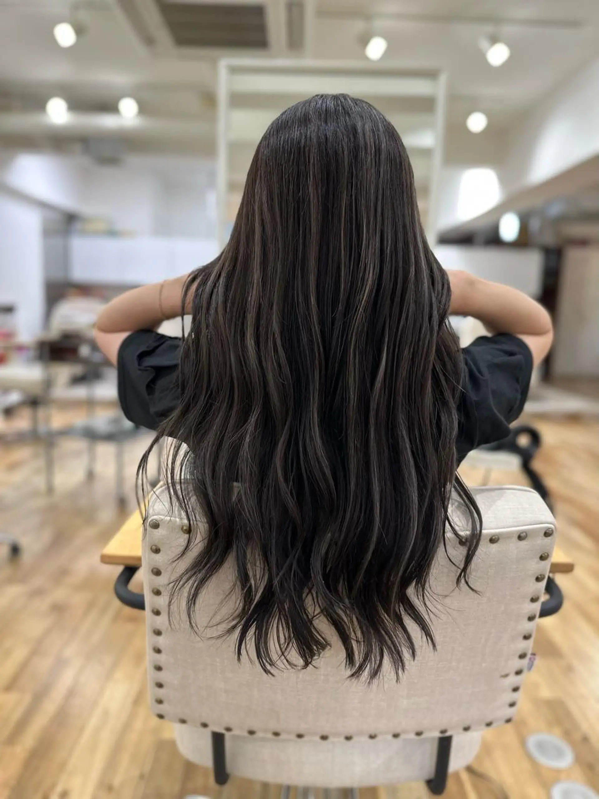 ロング カラー ヘアアレンジ カット ヘアカラー トリートメント 久米 治仁のヘアスタイル