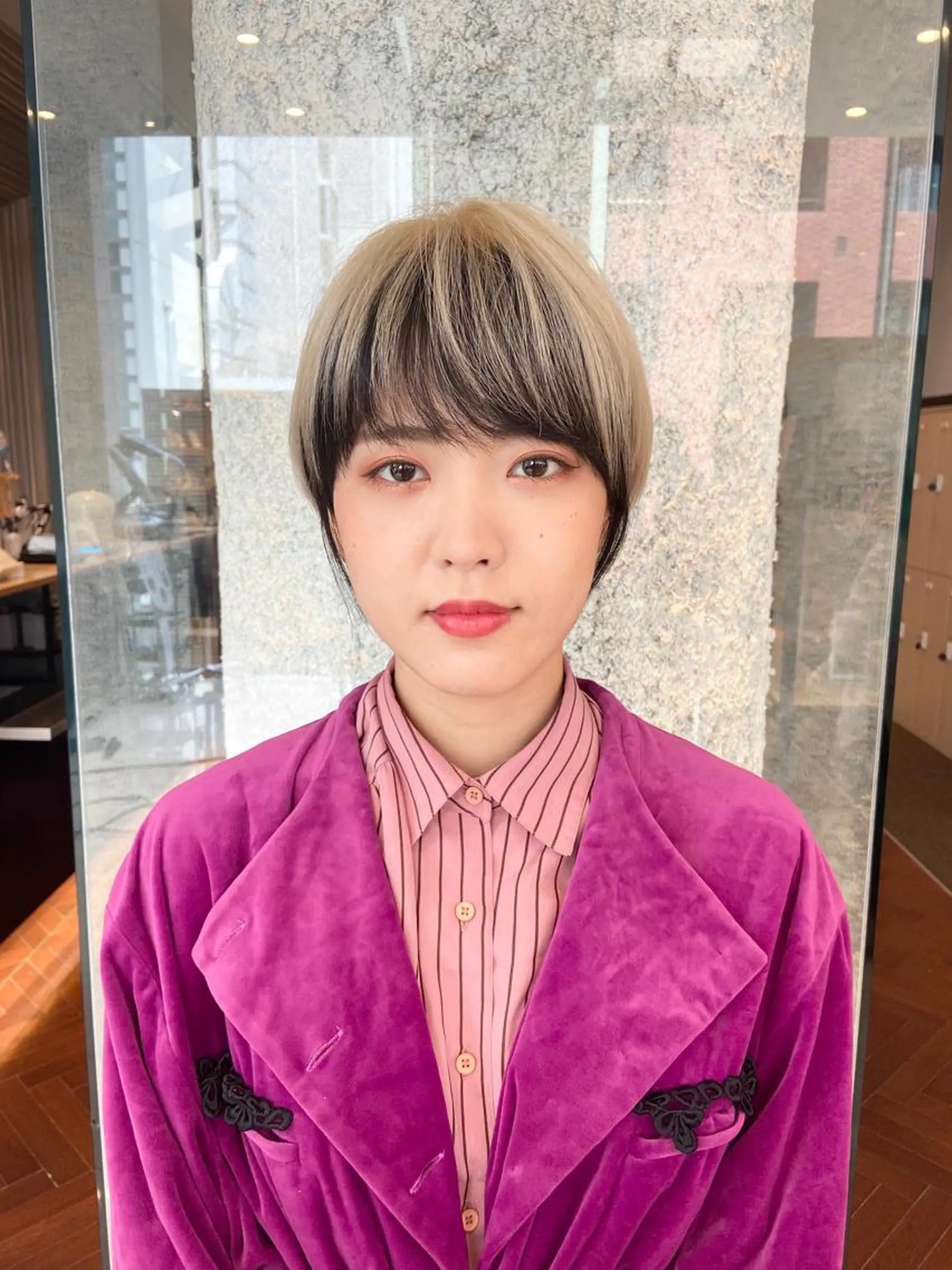 ショート ショート白髪染め無料 ／河瀬謙介のヘアスタイル