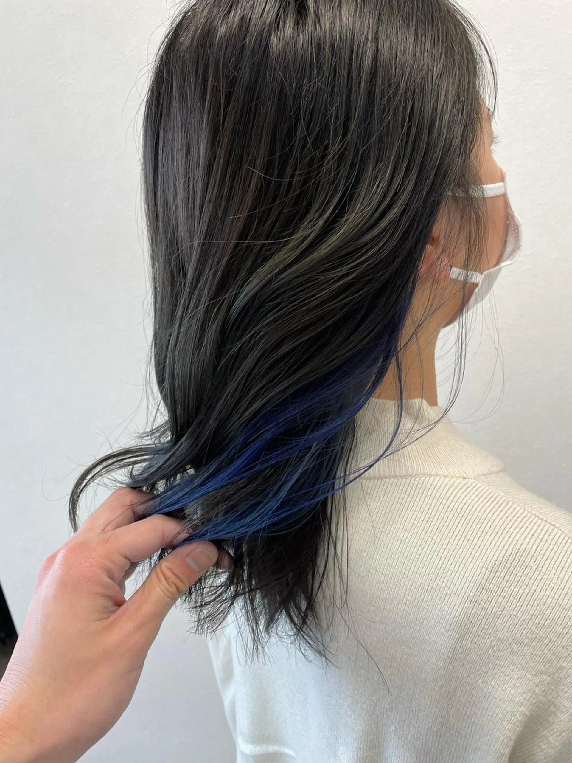 セミロング カラー ブリーチ インナーカラー Hair salon Reve〜レーヴ〜所属・髪質改善・美髪矯正 特化型美容師・北野のヘアスタイル