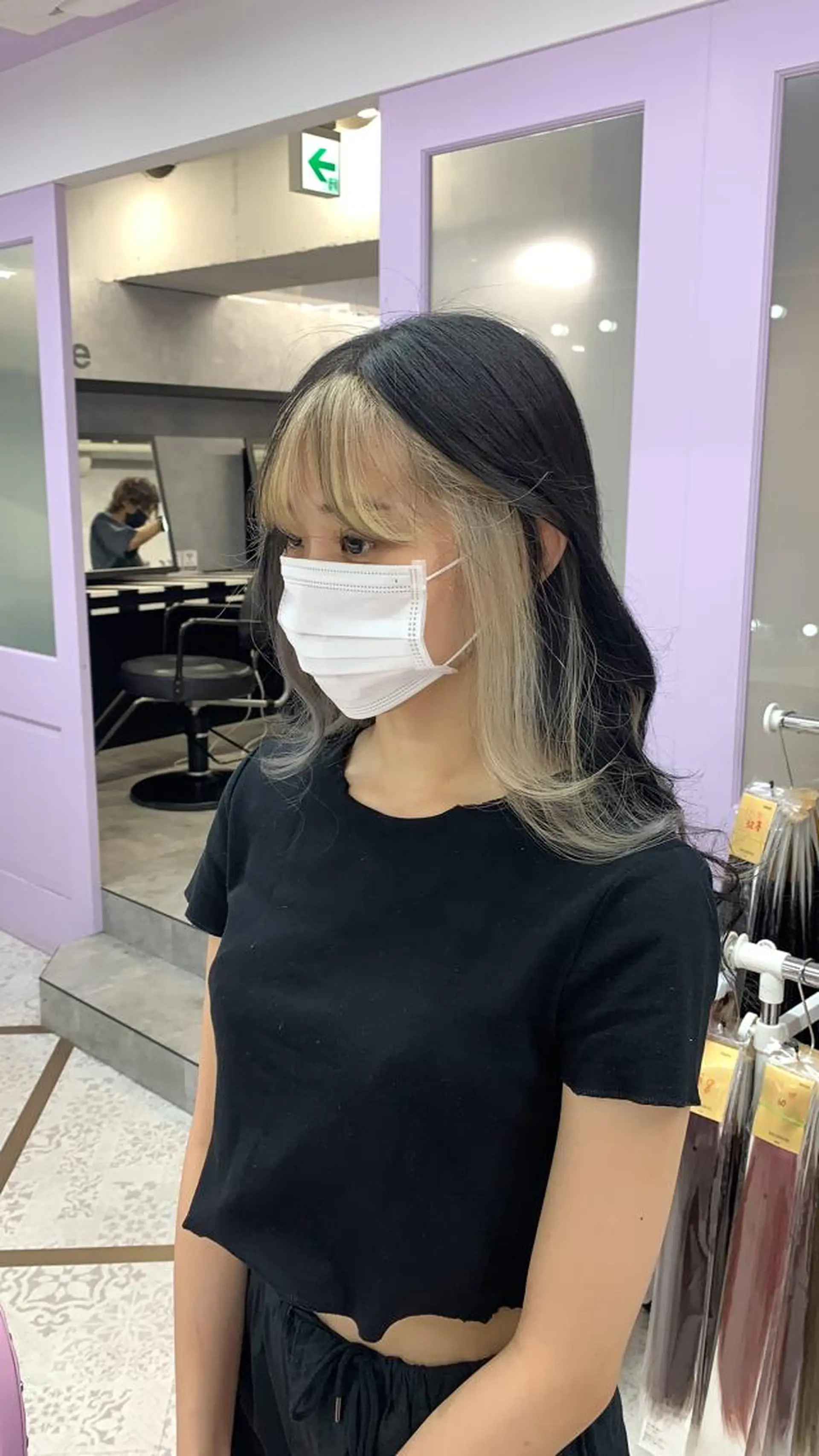 ロング ヘアカラー トリートメント L STUDIO心斎橋店所属・派手髪支持率No1 Eisukeのヘアスタイル