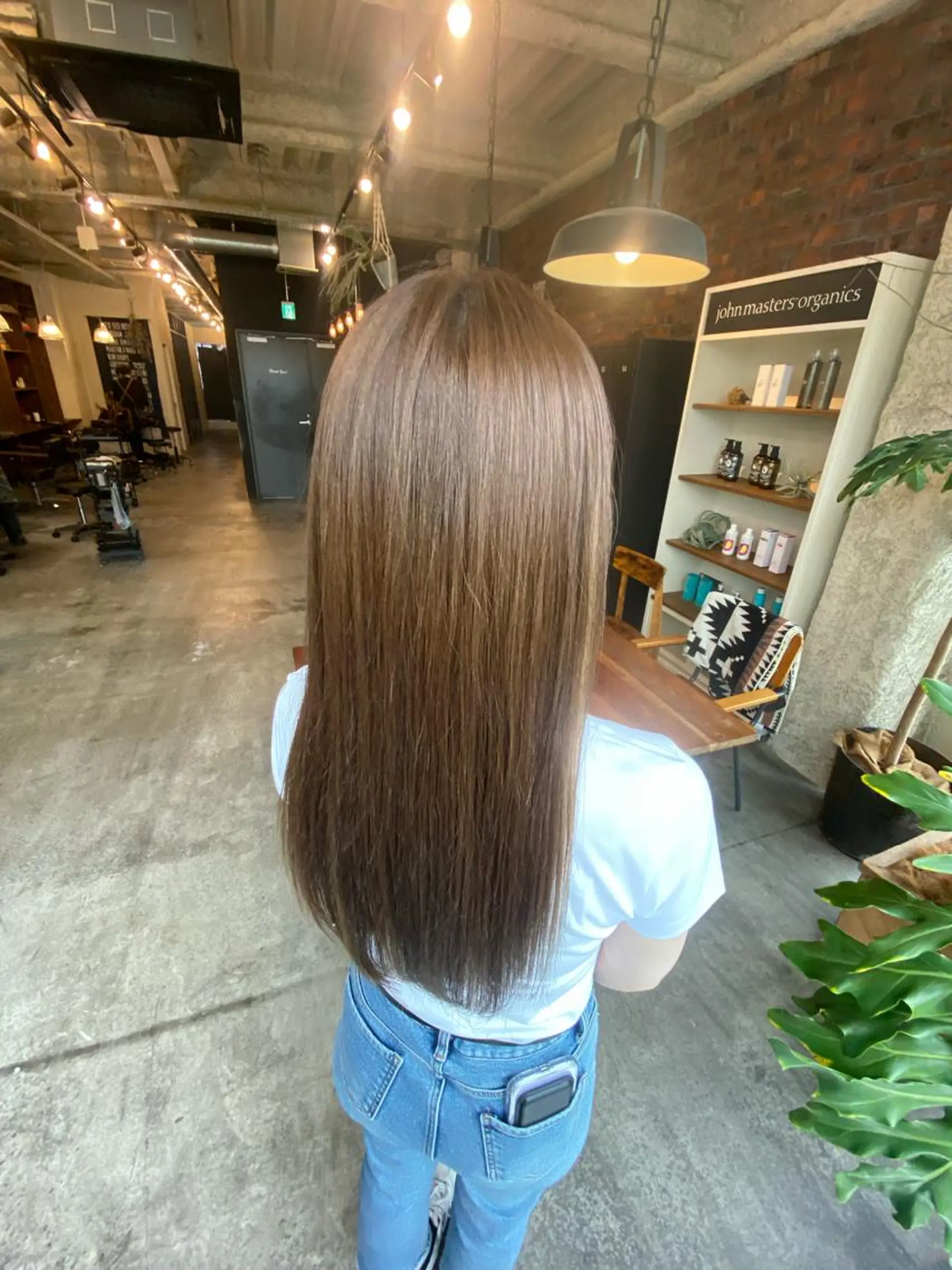 セミロング カラー ベージュカラー ブリーチ ブリーチなしカラー ヘアカラー the BRIDGE 加藤みのりのヘアスタイル