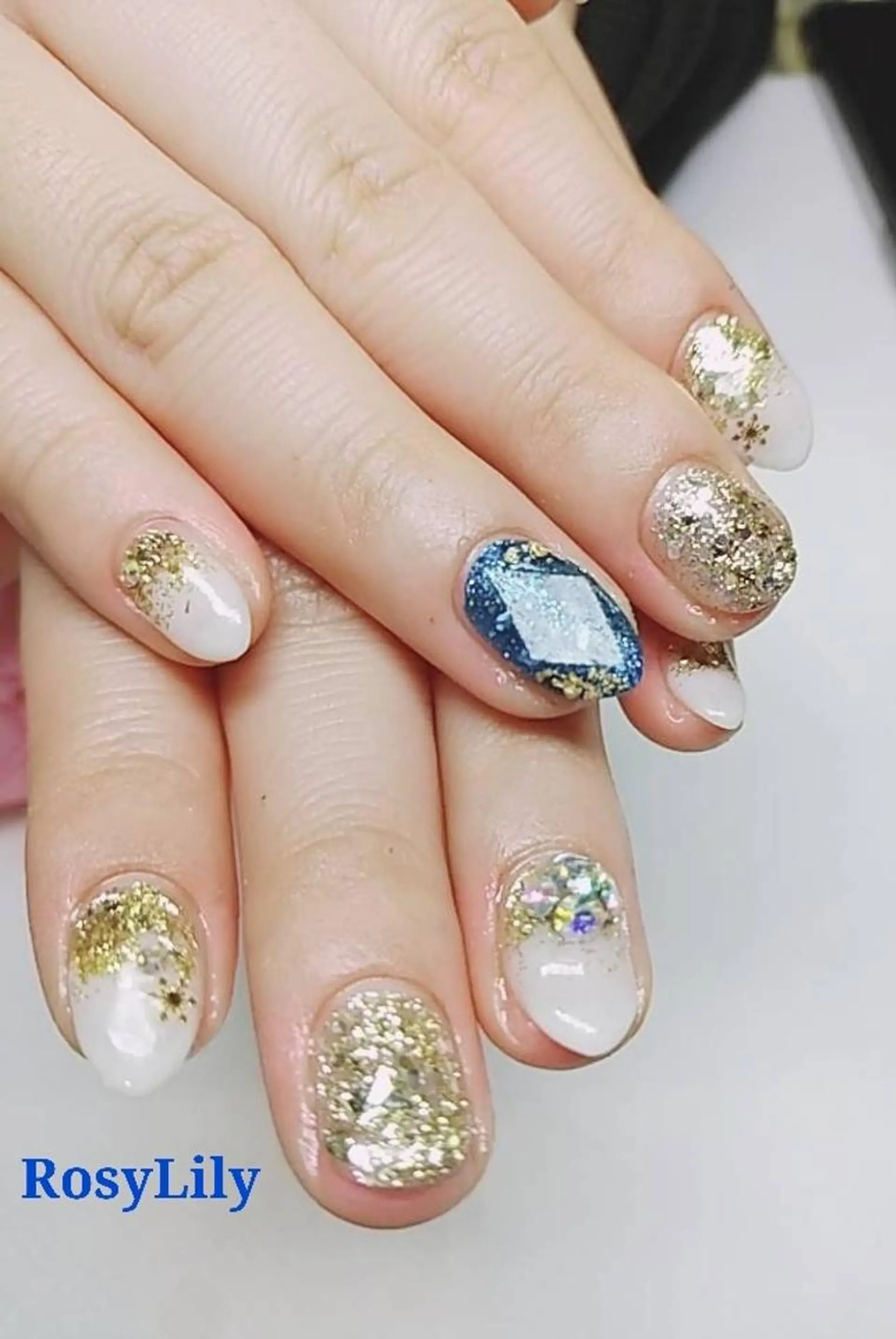 ネイル ハンドネイル ハンドケア プライベートサロン RosyLily所属・プライベートサロン Rosy Lilyのネイルデザイン