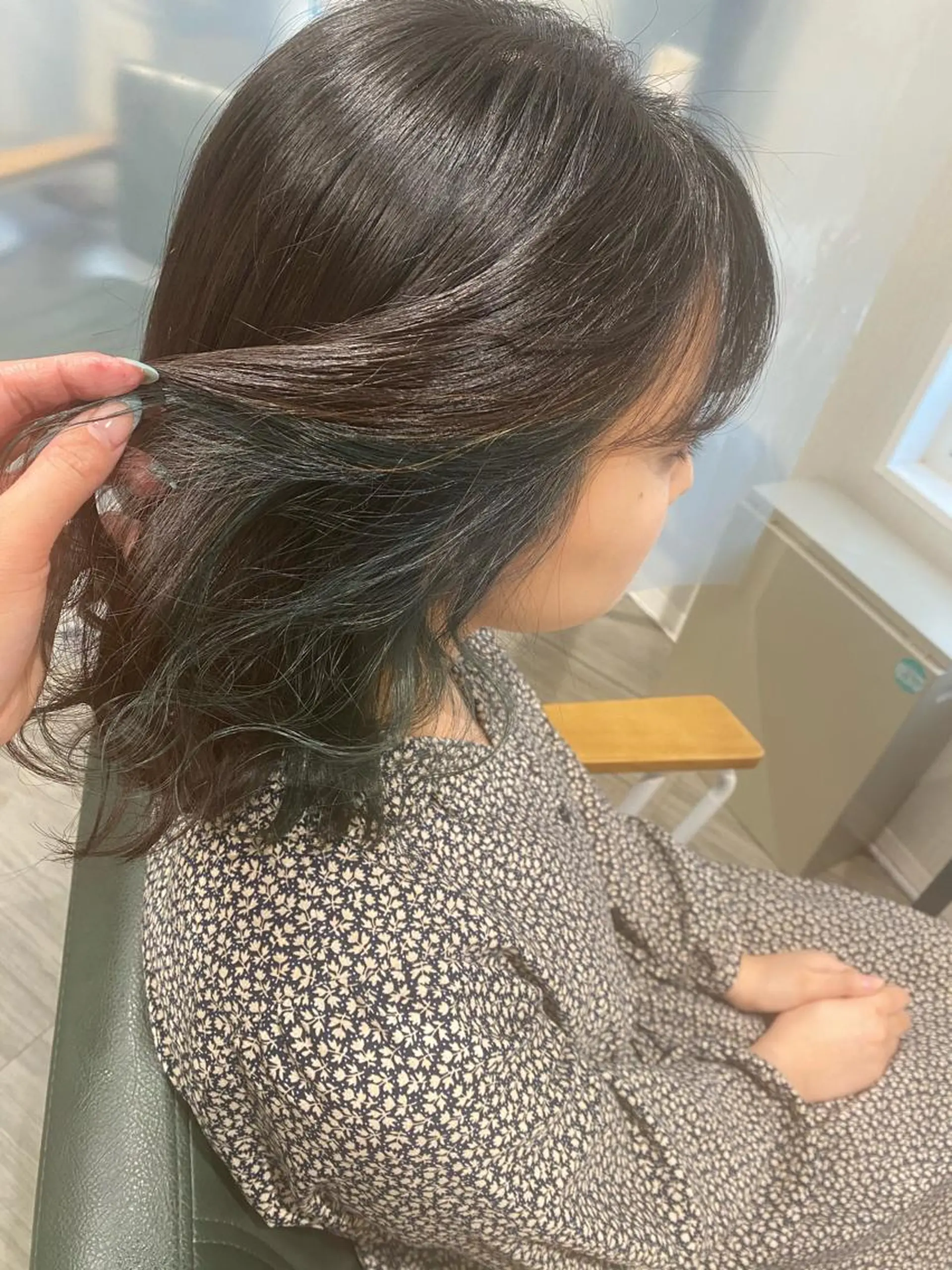 カラー ヘアカラー 福薗 ななのヘアスタイル