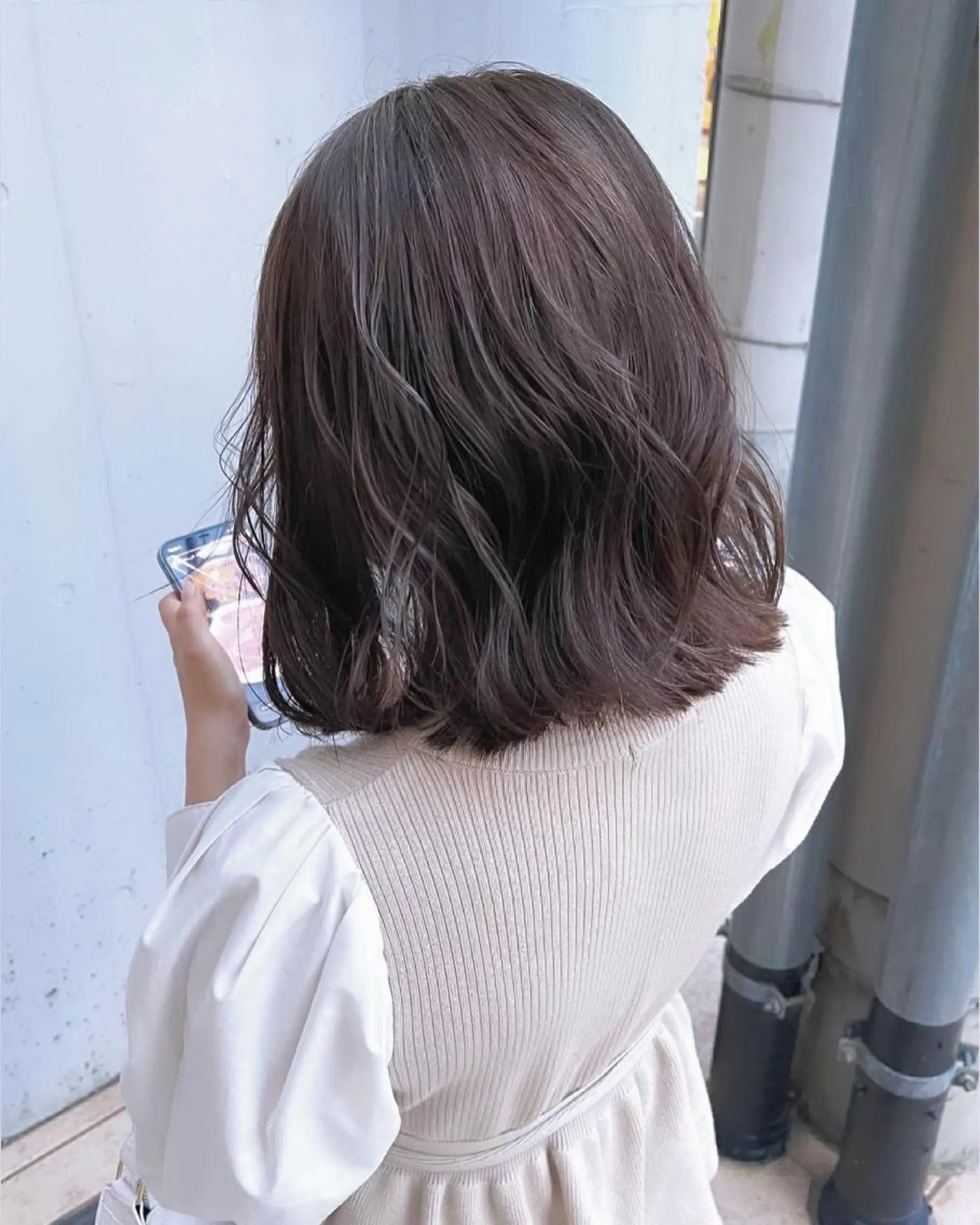 ミディアム カラー 泉 堅也のヘアスタイル