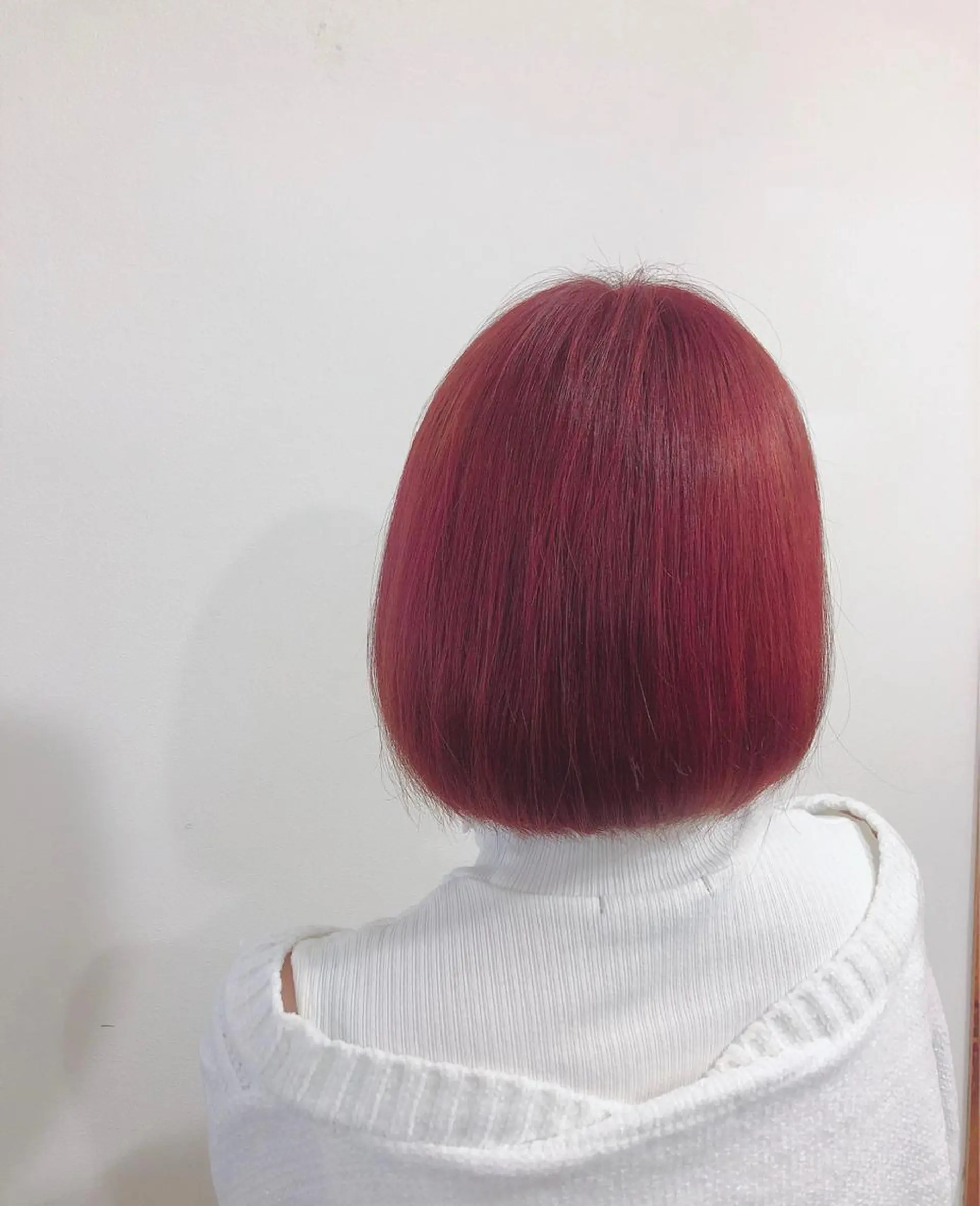 ショート カラー ピンクカラー レッドカラー 🌸髪質改善特化🌸 店長　ゆうやのヘアスタイル