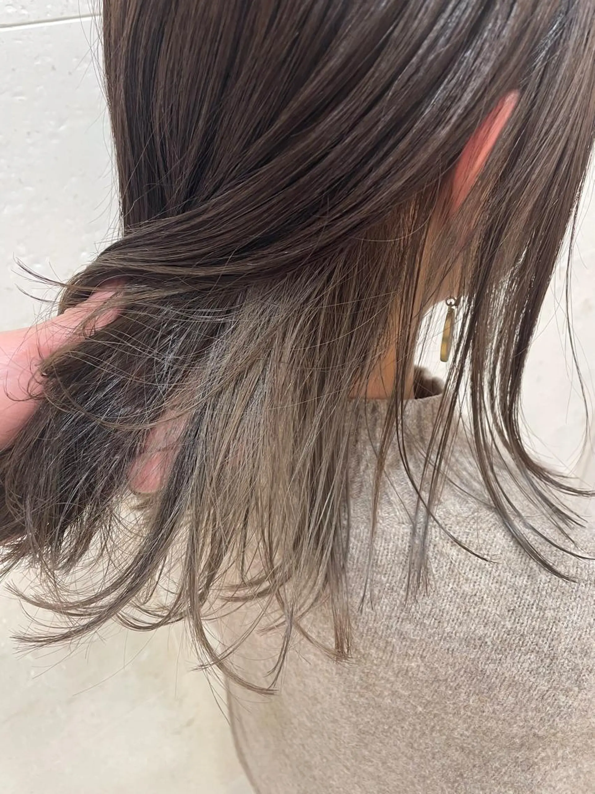 ロング カラー インナーカラー ヘアカラー トリートメント 斉藤 貴也のヘアスタイル