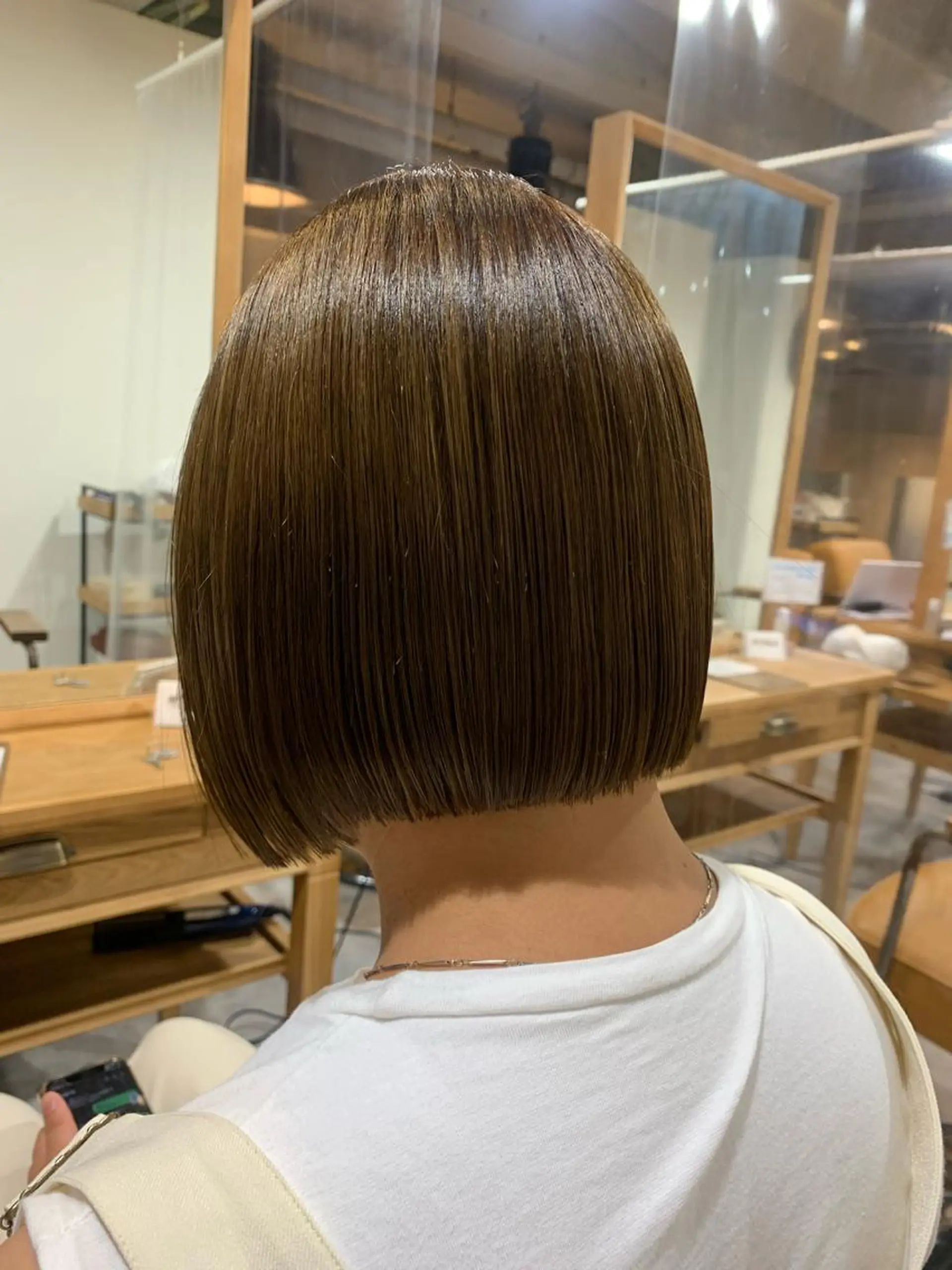 ショート ボブ 暖色color/ mana🎀のヘアスタイル