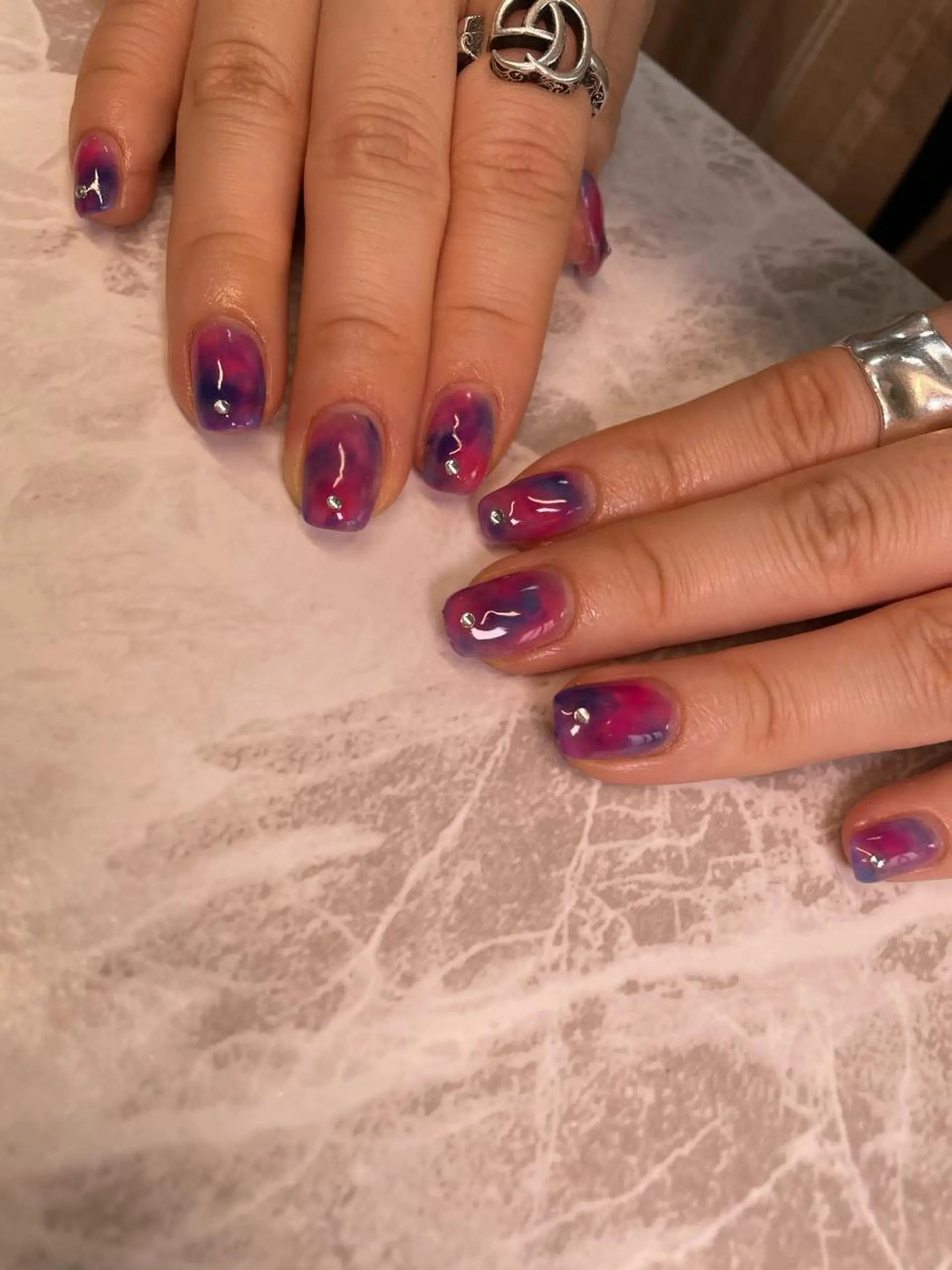 ネイル クリアネイル ハンドネイル YOUTH nails waxing所属・YOUTH natsumiのネイルデザイン