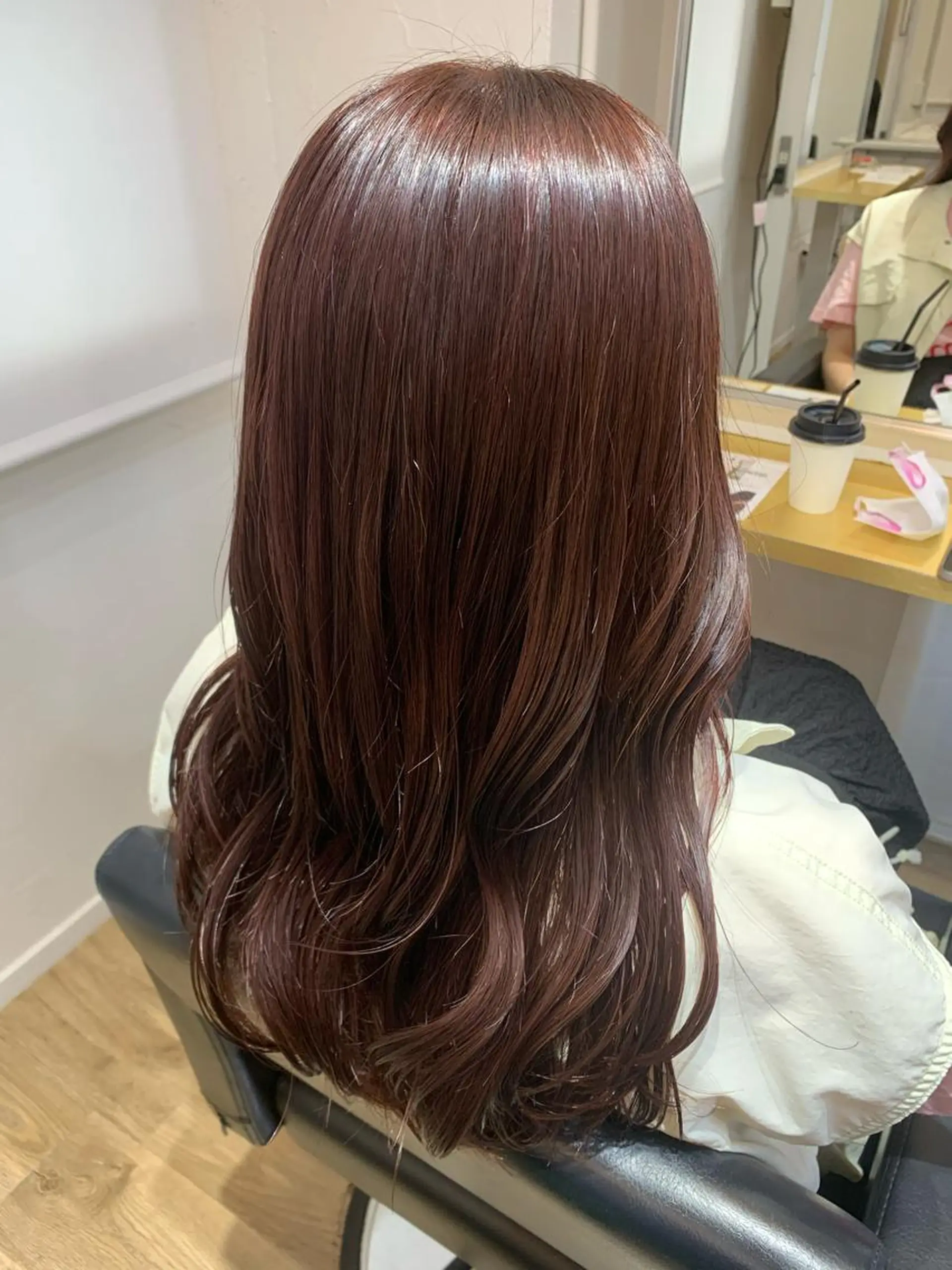 セミロング ボブ ハイライト 髪質改善 カット ヘアカラー オクミヅキ /髪質改善/梅田🫧のヘアスタイル