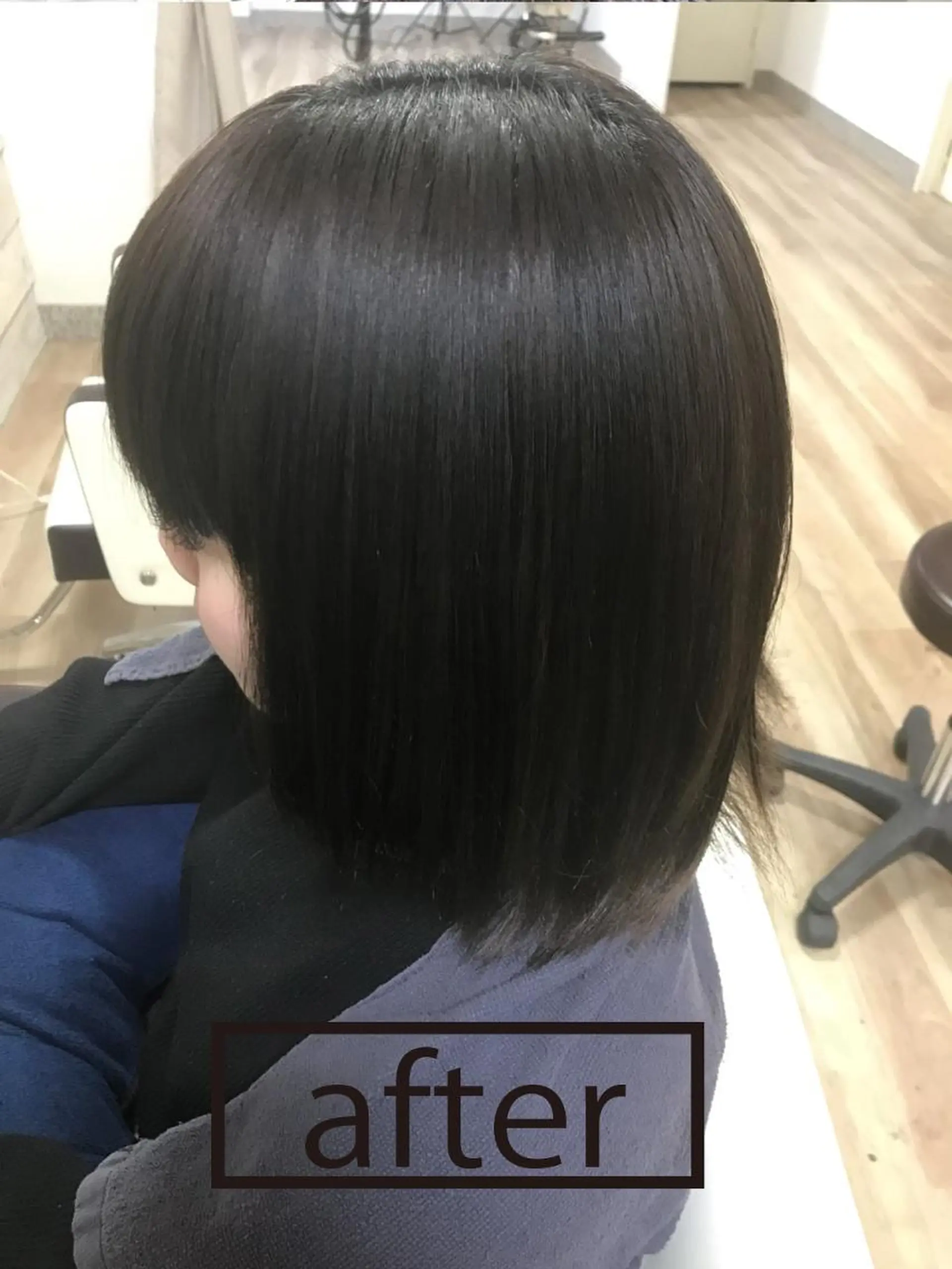 ミディアム anyhow academyのヘアスタイル