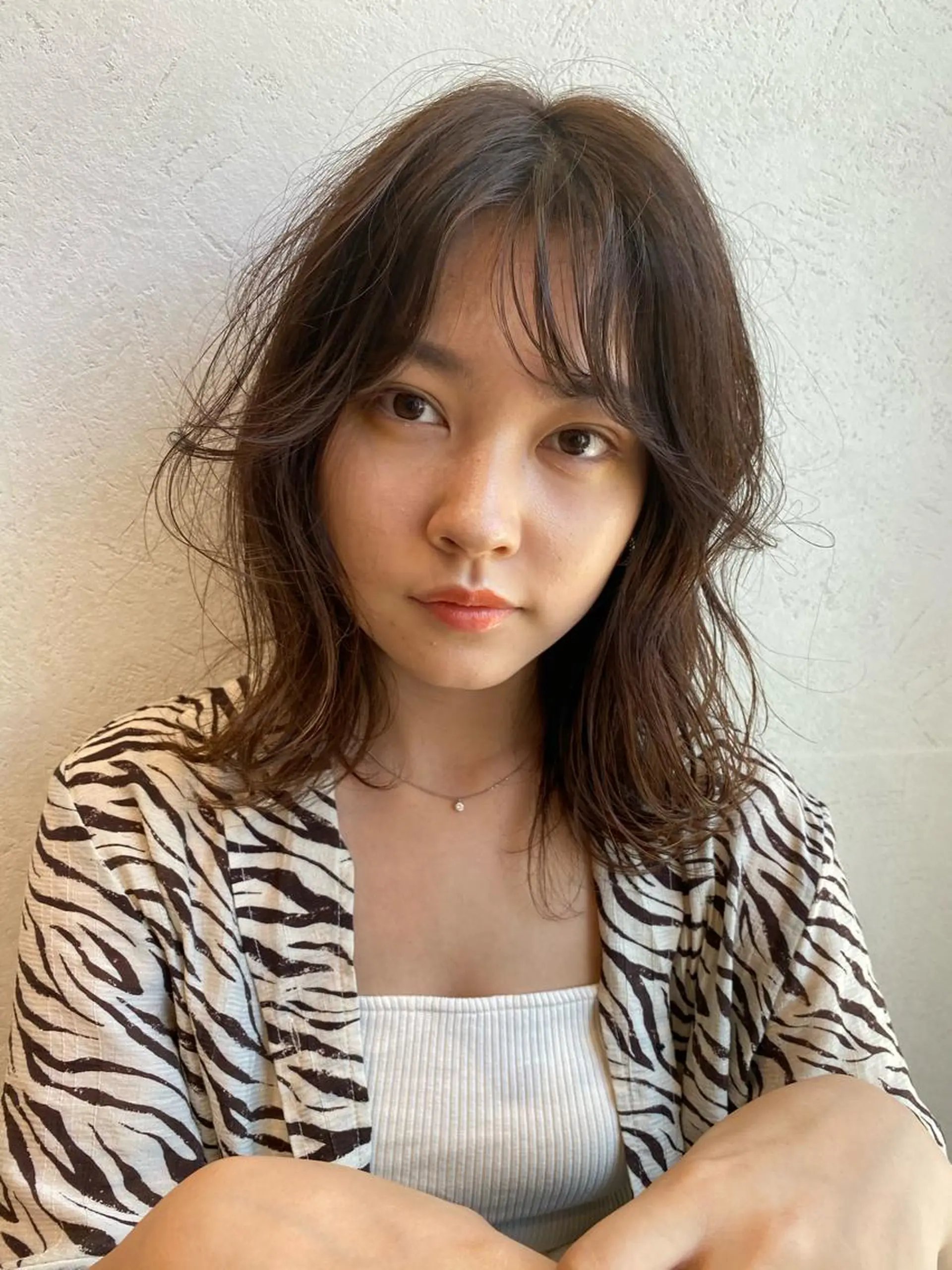 セミロング カラー ヘアアレンジ ヘアカラー トリートメント ヘッドスパ パーマ指名No1 /namiのヘアスタイル