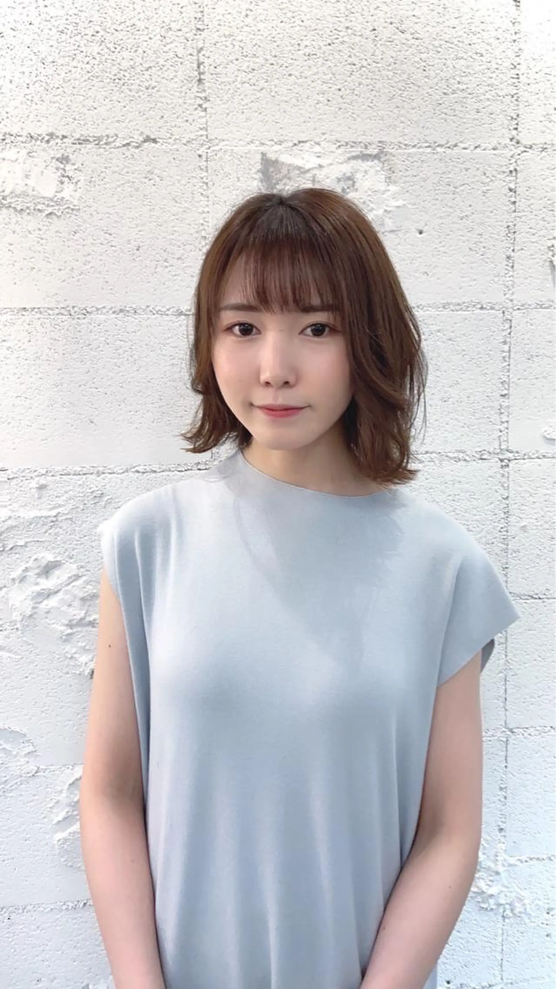 ミディアム 韓国カットパーマ✂︎ Toshiのヘアスタイル