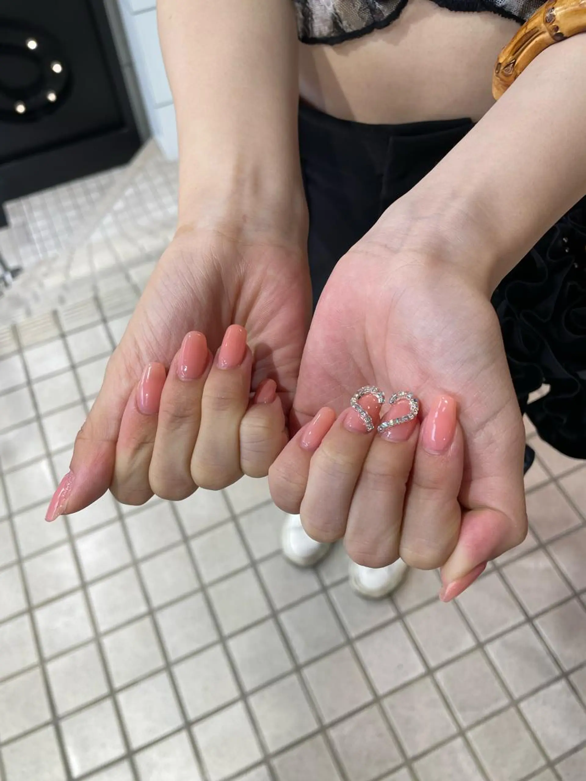 ネイル アートネイル ワンホンネイル メンズ/艶髪/カラー サクラ🌸のヘアスタイル