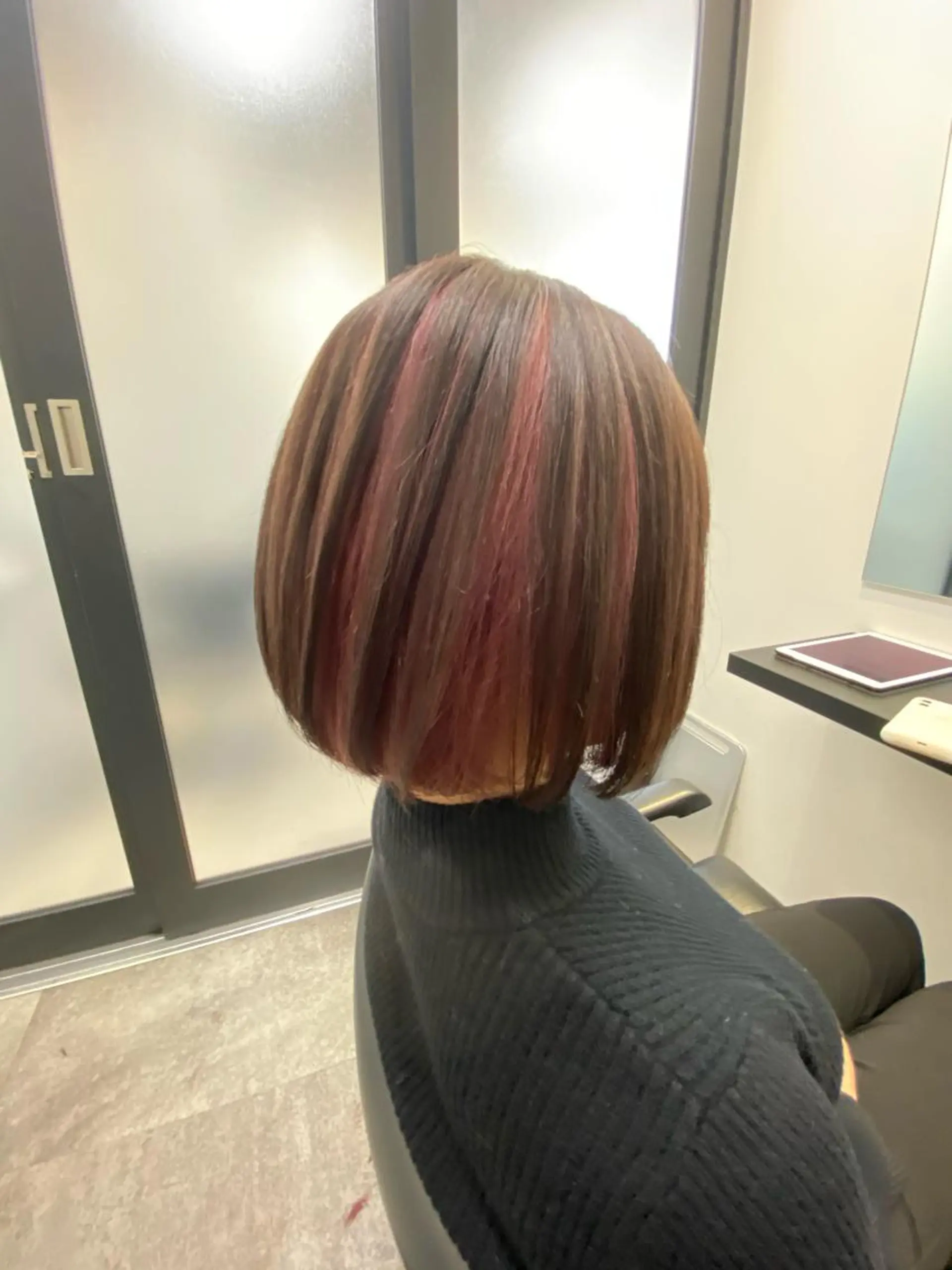 ショート カラー 【艶髪×韓国風】 毛流れ職人 RYOのヘアスタイル