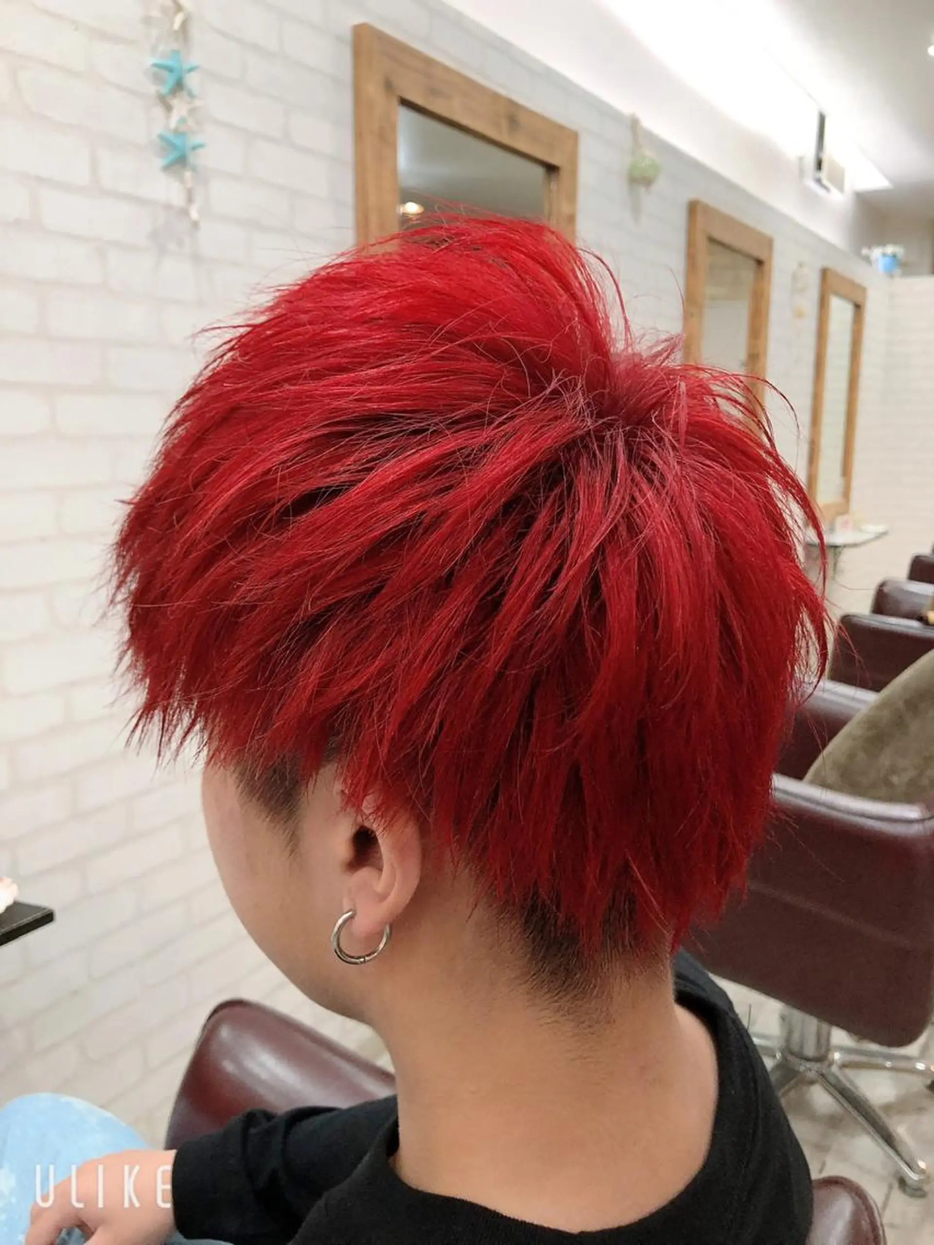 ショート 若山 敦のヘアスタイル